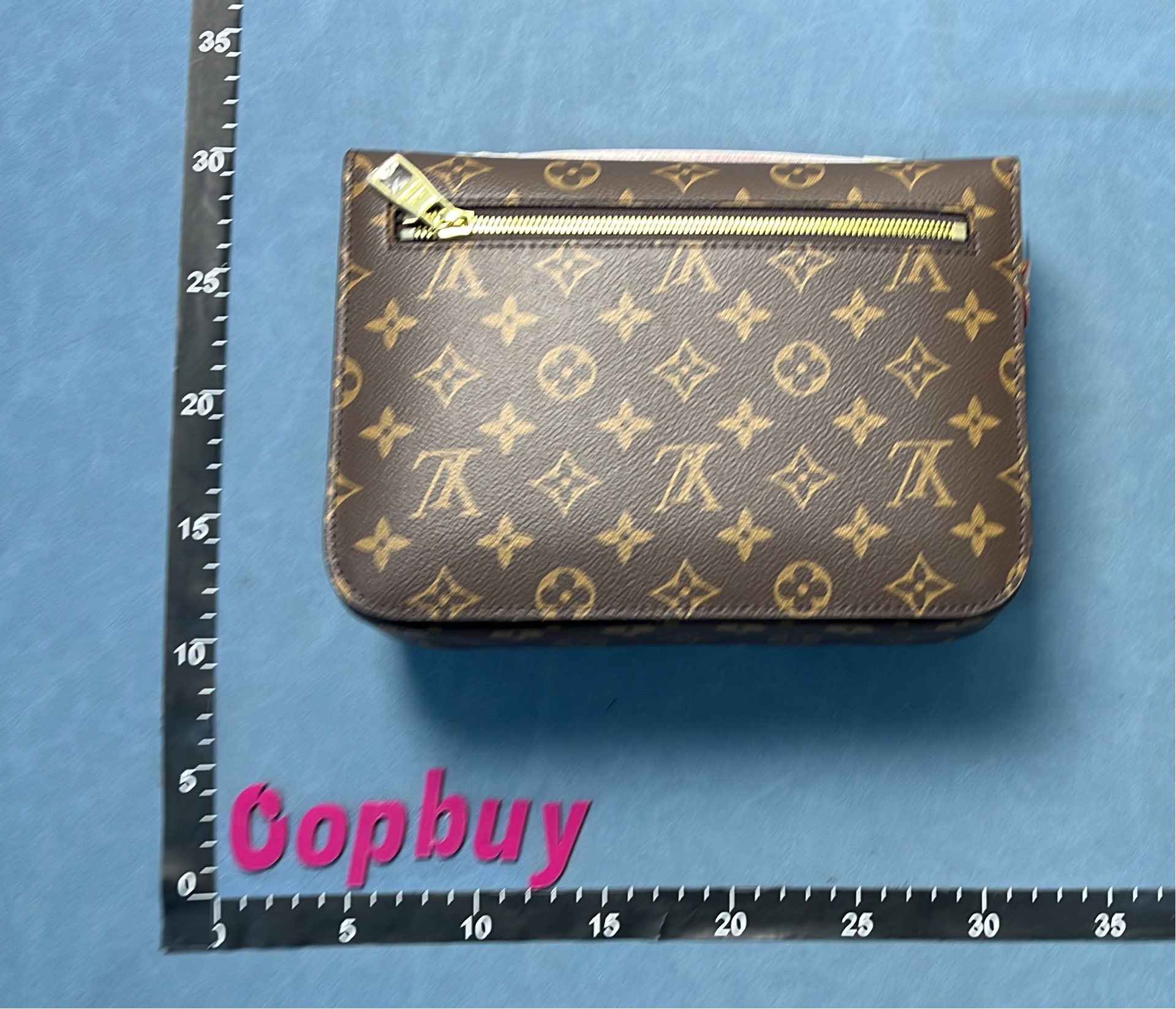 Louis Vuitton Monogram Canvas Bag with Gold Hardware