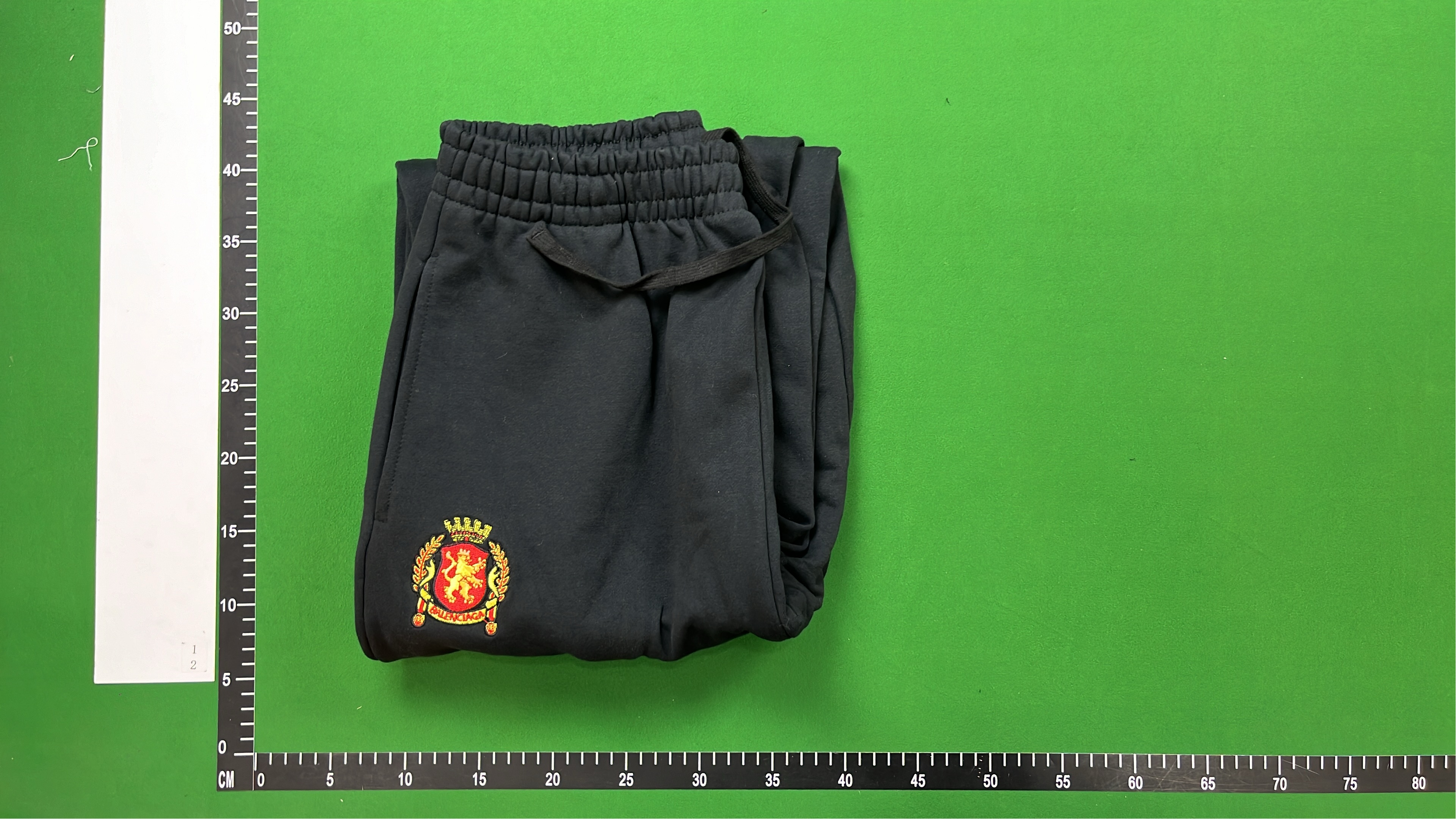 Black Elastic Waist Shorts with White Trim