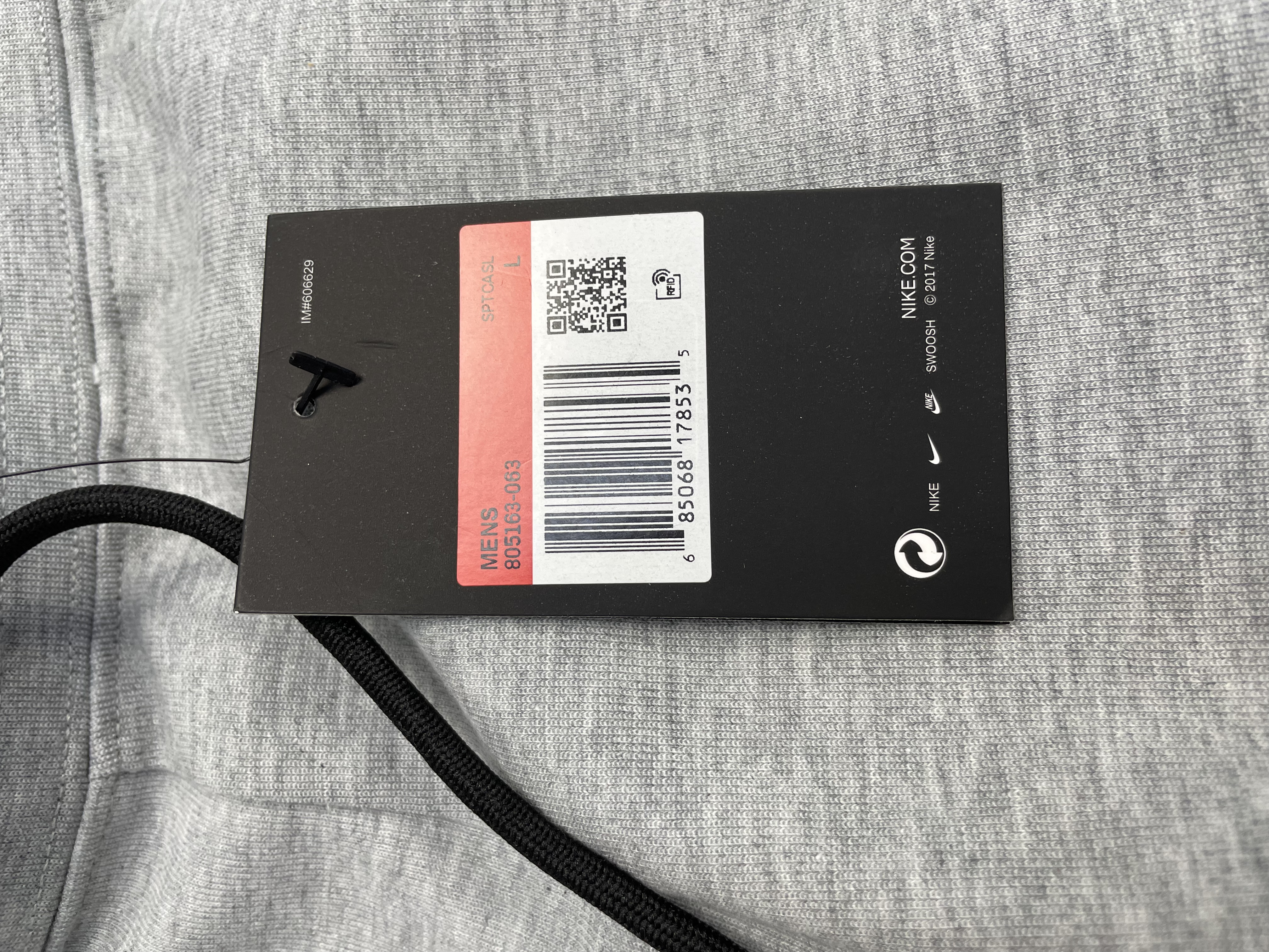 Men's Nike Sportswear Jogger Pants - Gray and Black