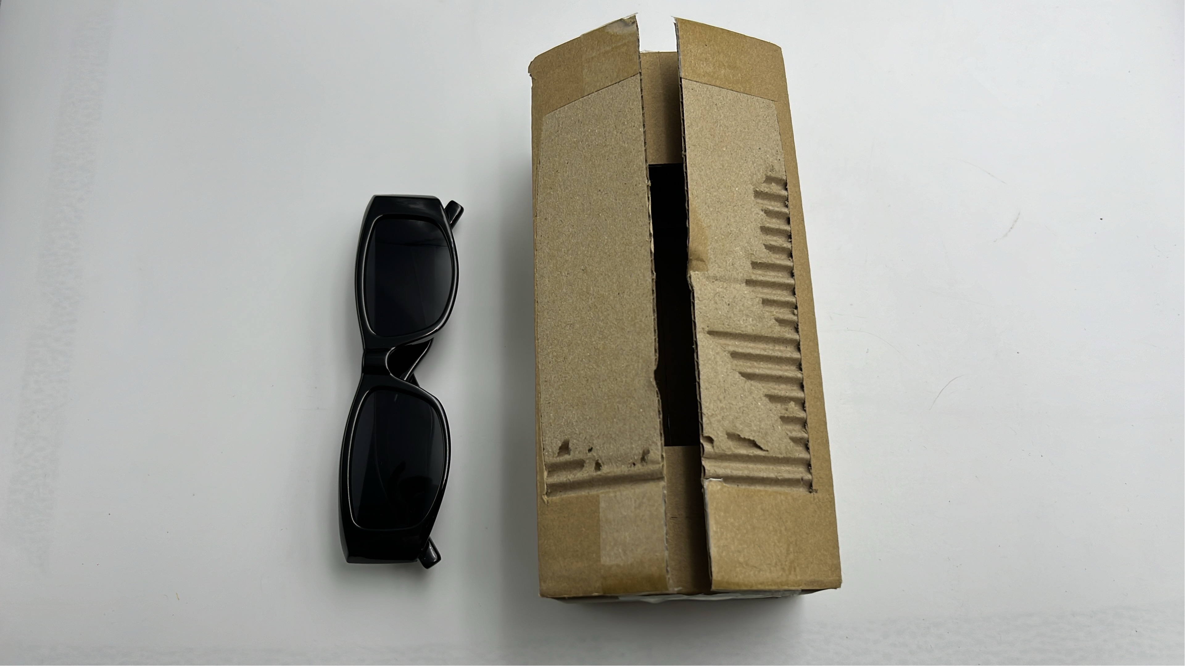 White+AB Lenses Clear Frame Sunglasses