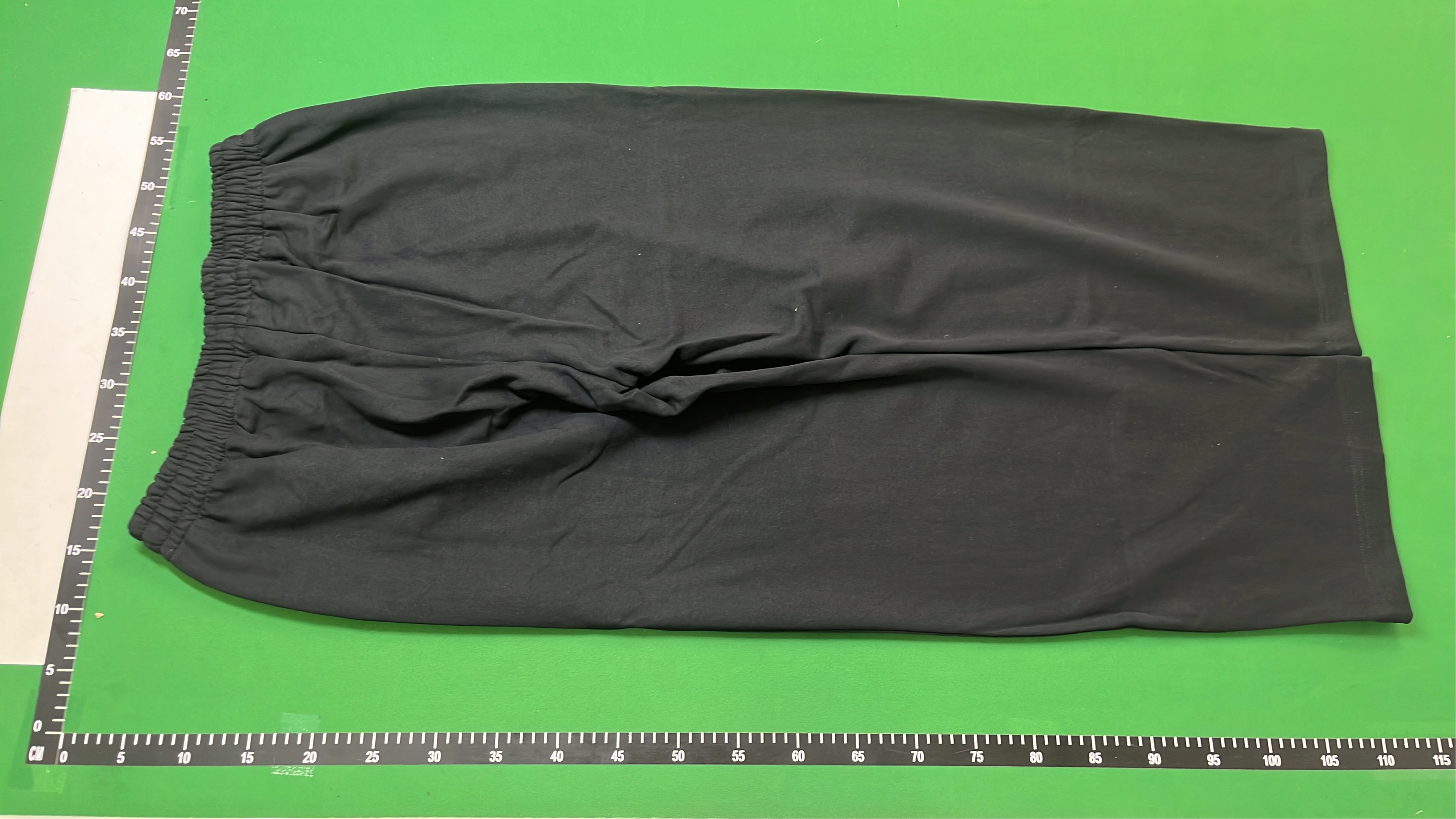 Balenciaga Black Sweatpants with Red Crest Logo