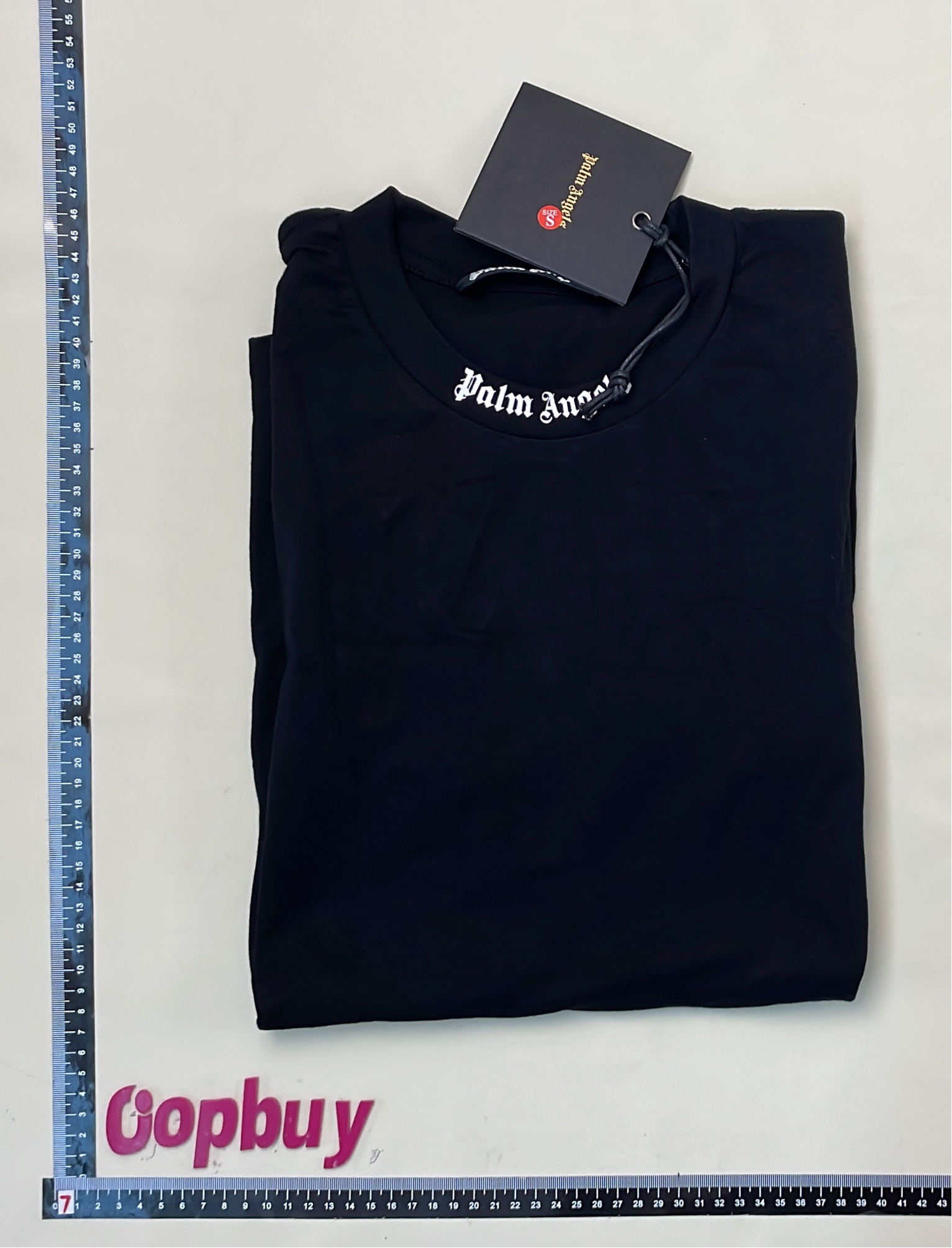 Palm Angels Gothic Logo T-Shirts for Men and Women