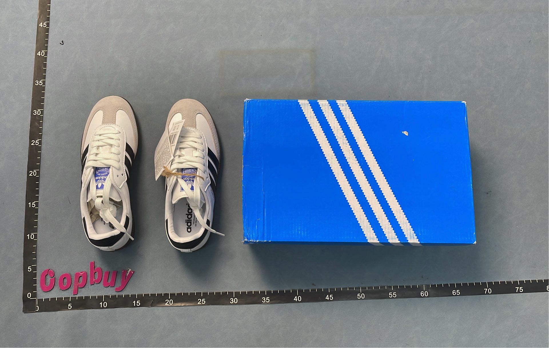 White and Black Adidas Samba Sneakers for Men and Women