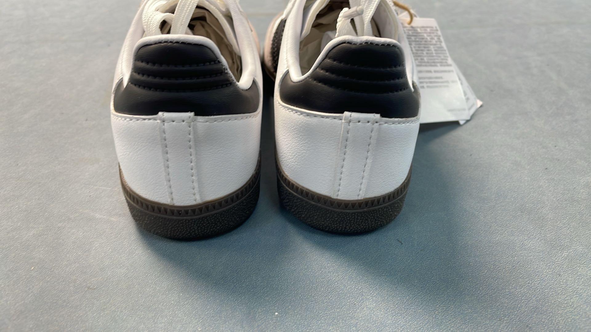 White and Black Adidas Samba Sneakers for Men and Women