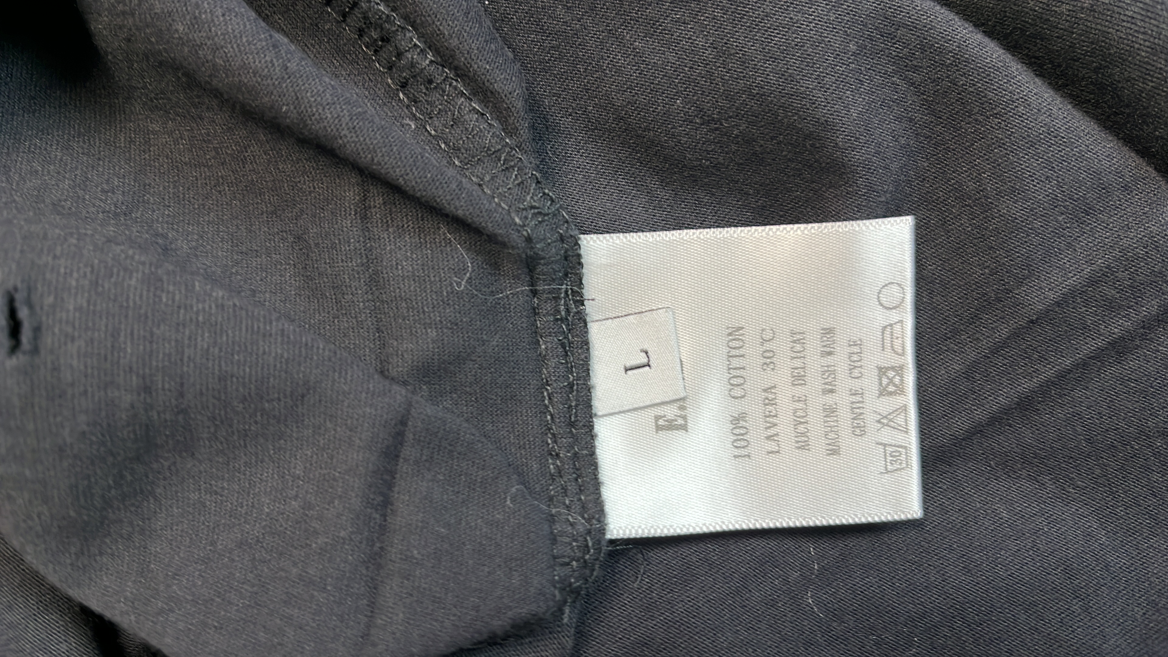 ERD Distressed T-Shirt with Bold Text Design