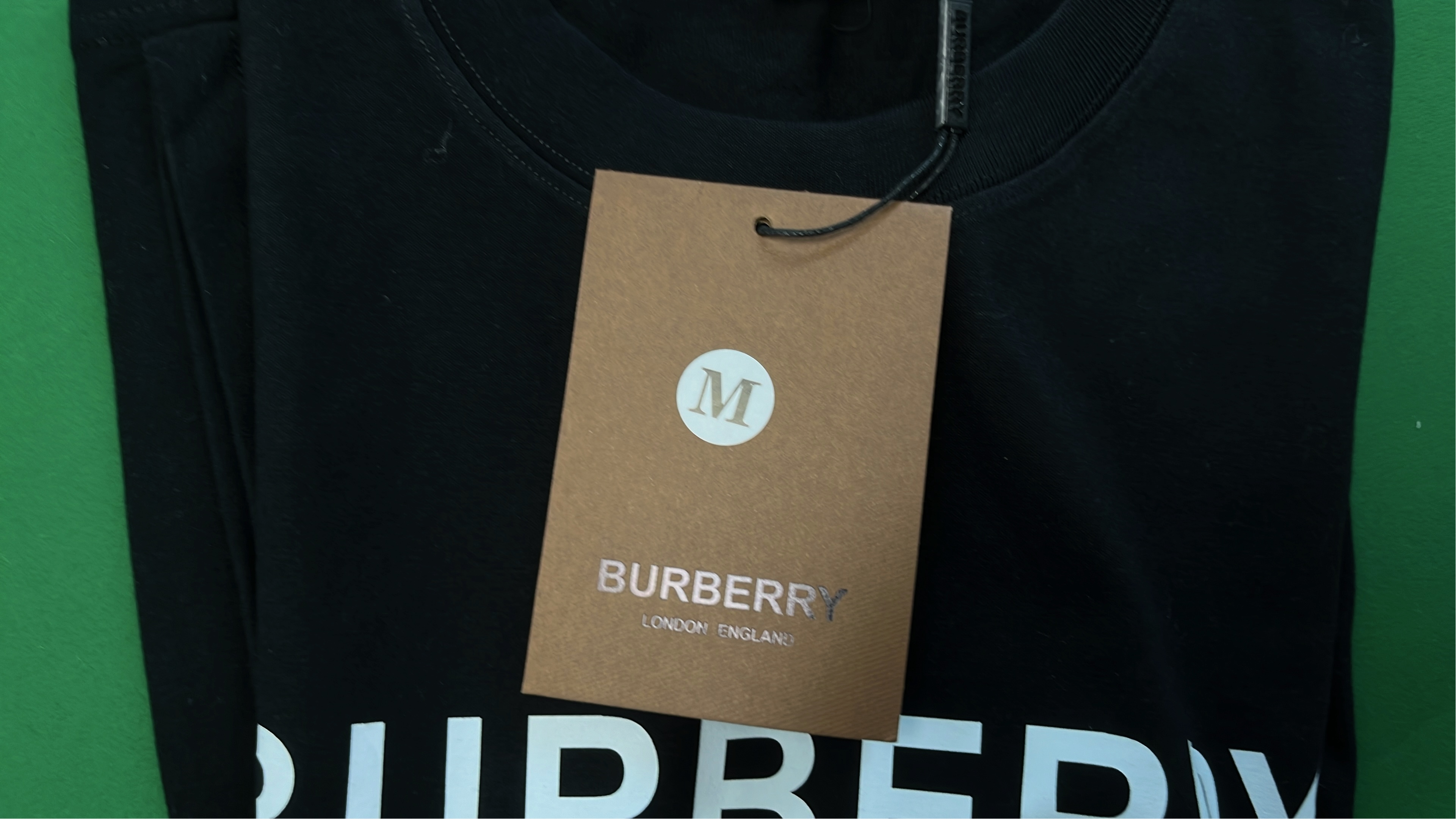 Burberry Logo Print T-Shirt for Men - Black and White Styles