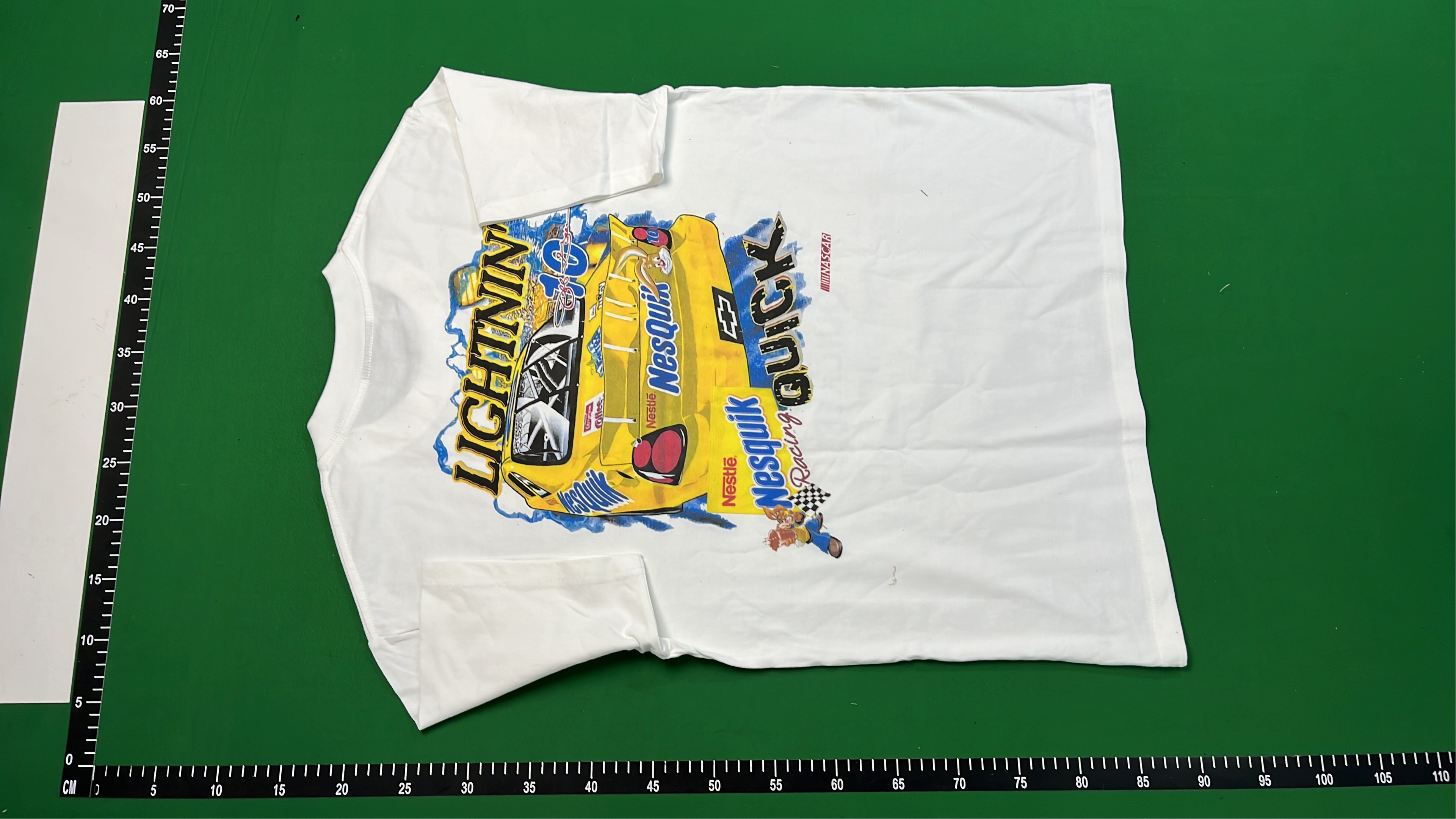 Nesquik Racing T-Shirt with Bunny and Monte Carlo Car Design
