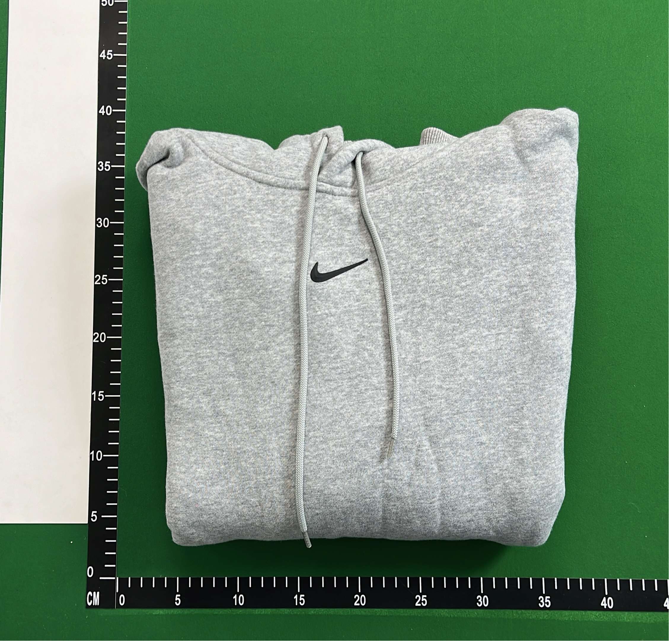 Nike Gray Hoodie with Swoosh Logo and Pocket