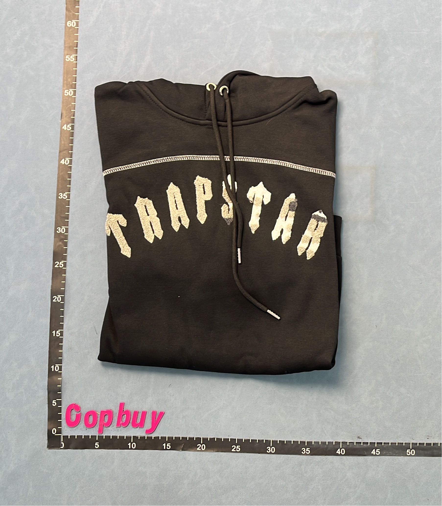 TRAPSTAR Black Hoodie and Jogger Set - Streetwear Fashion