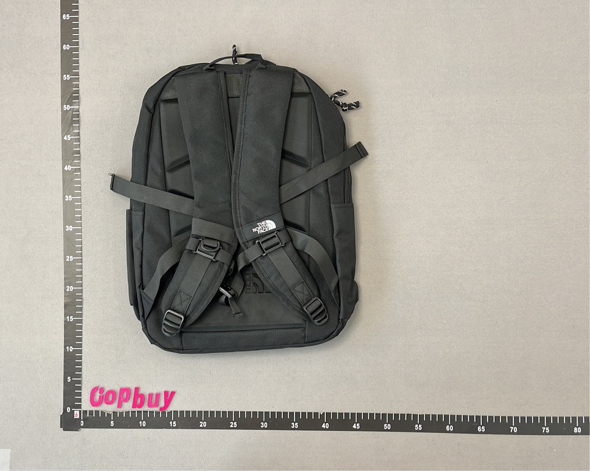 The North Face Black Backpack with Tote Bag Set