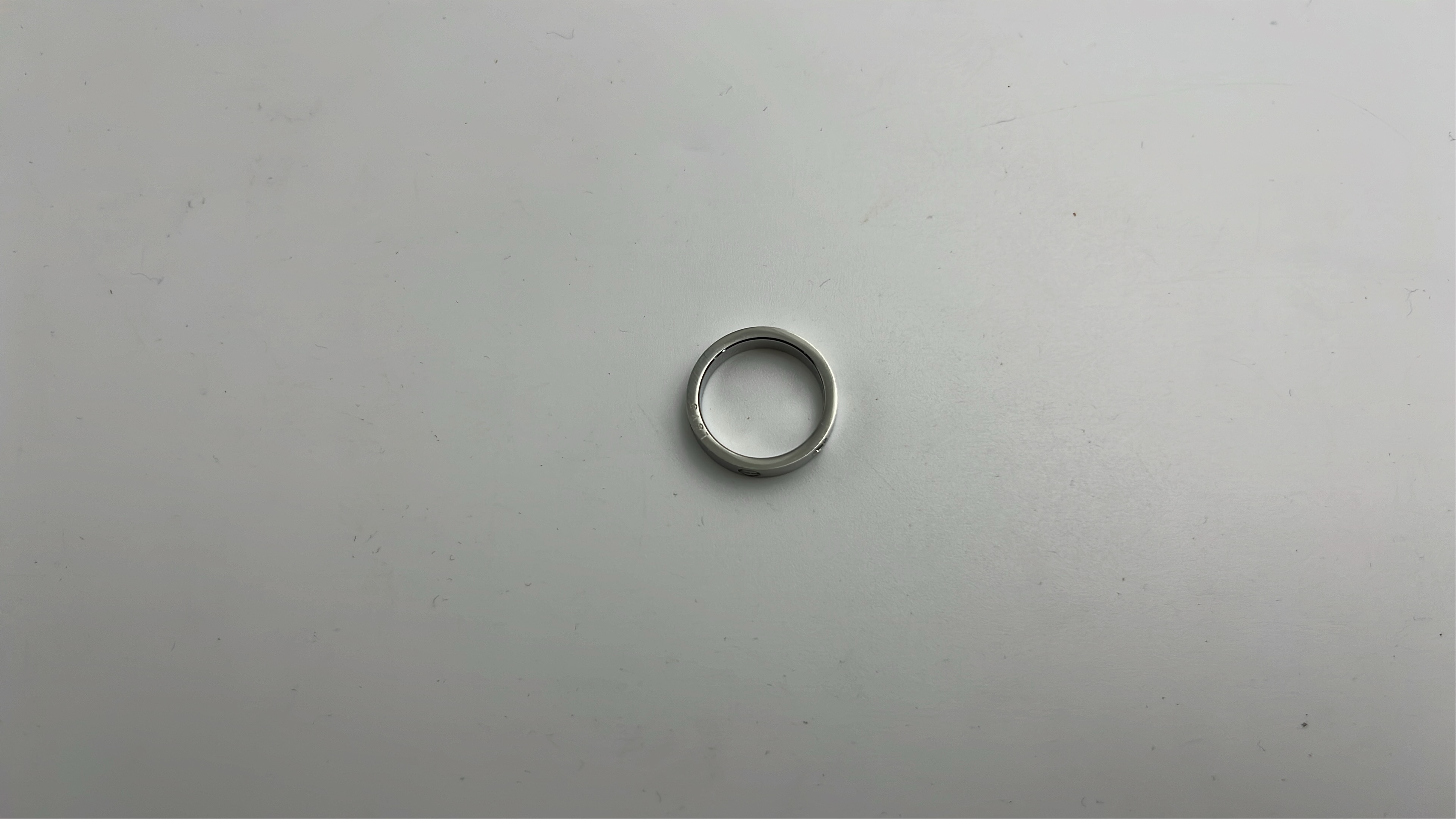 Cartier Love Ring in Gold and Platinum with Diamond