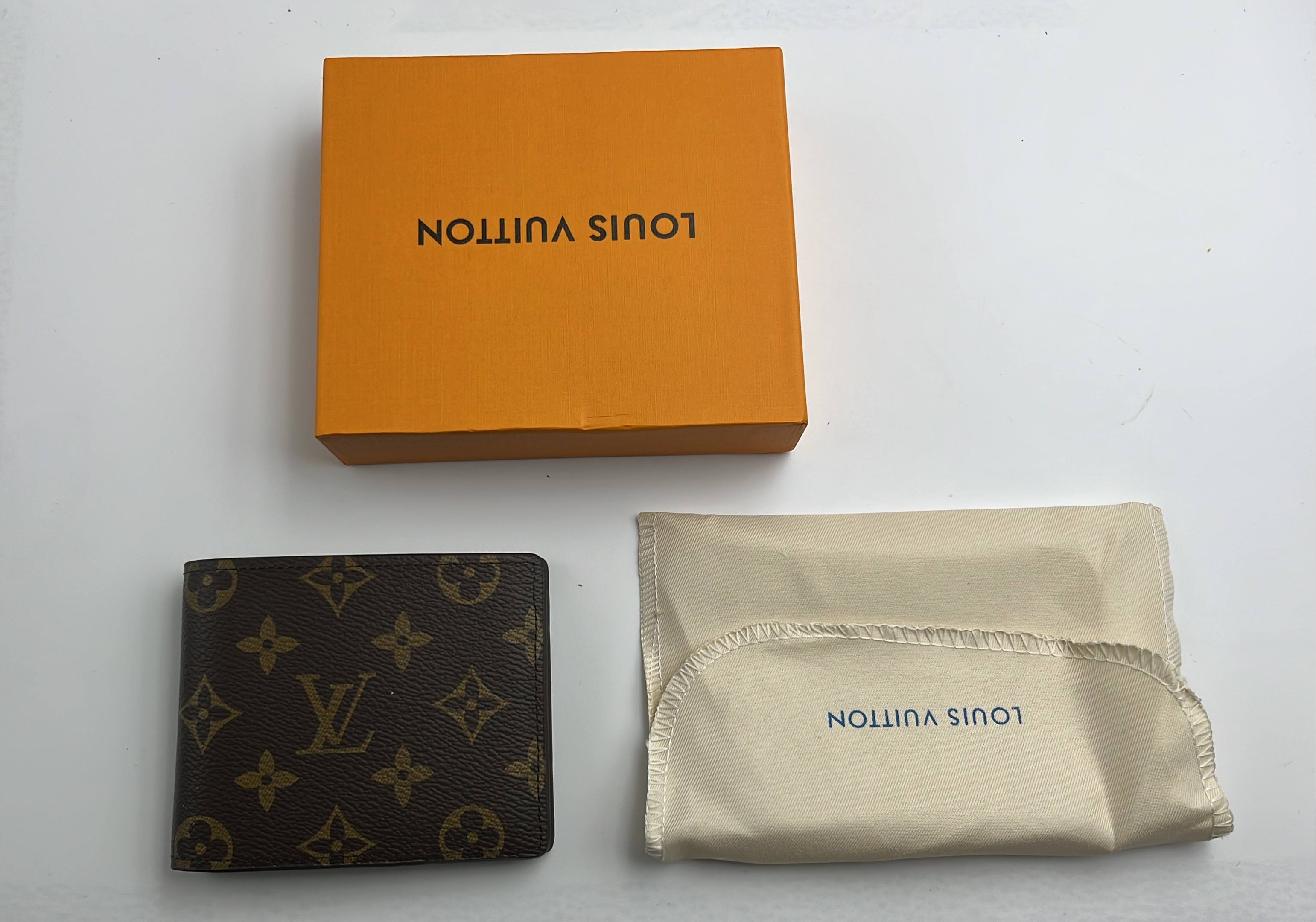 Louis Vuitton Black Monogram Wallet for Men