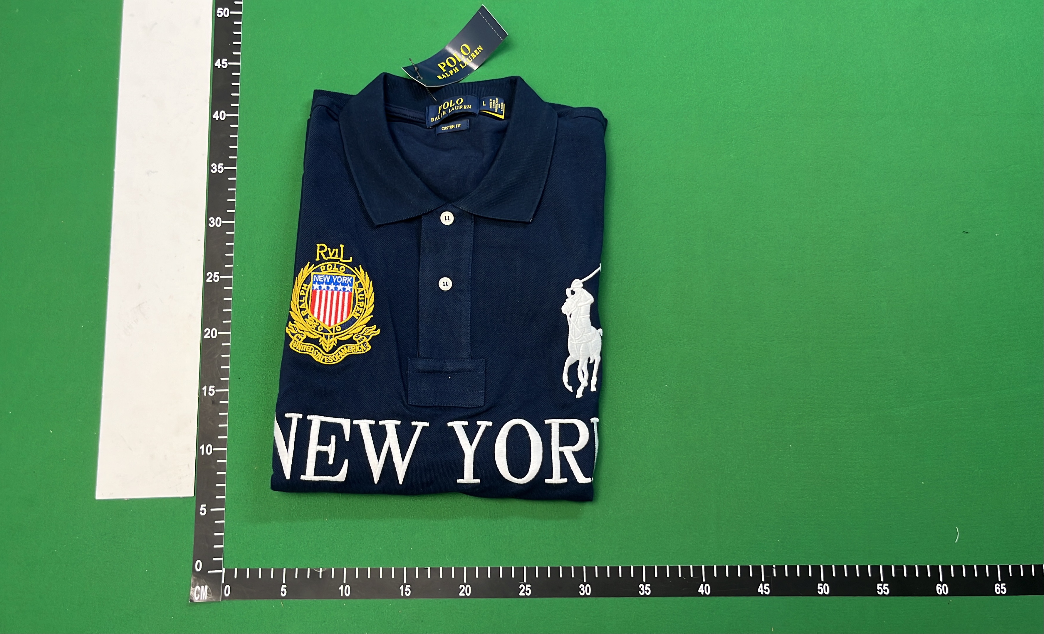 Dubai Polo Shirt with Big Pony Logo and UAE Crest