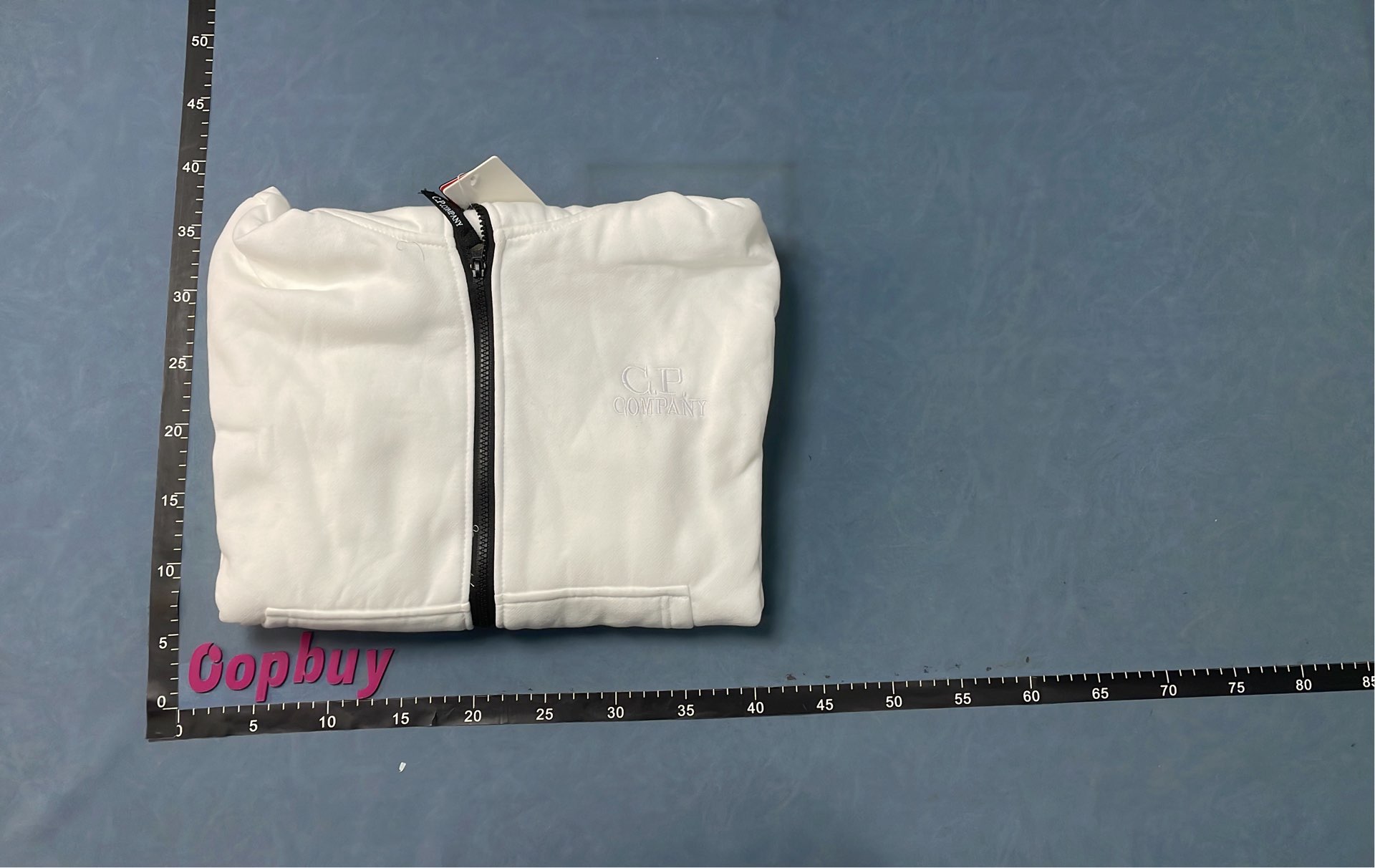 C.P. Company Grey Hoodie with Goggle Hood Design