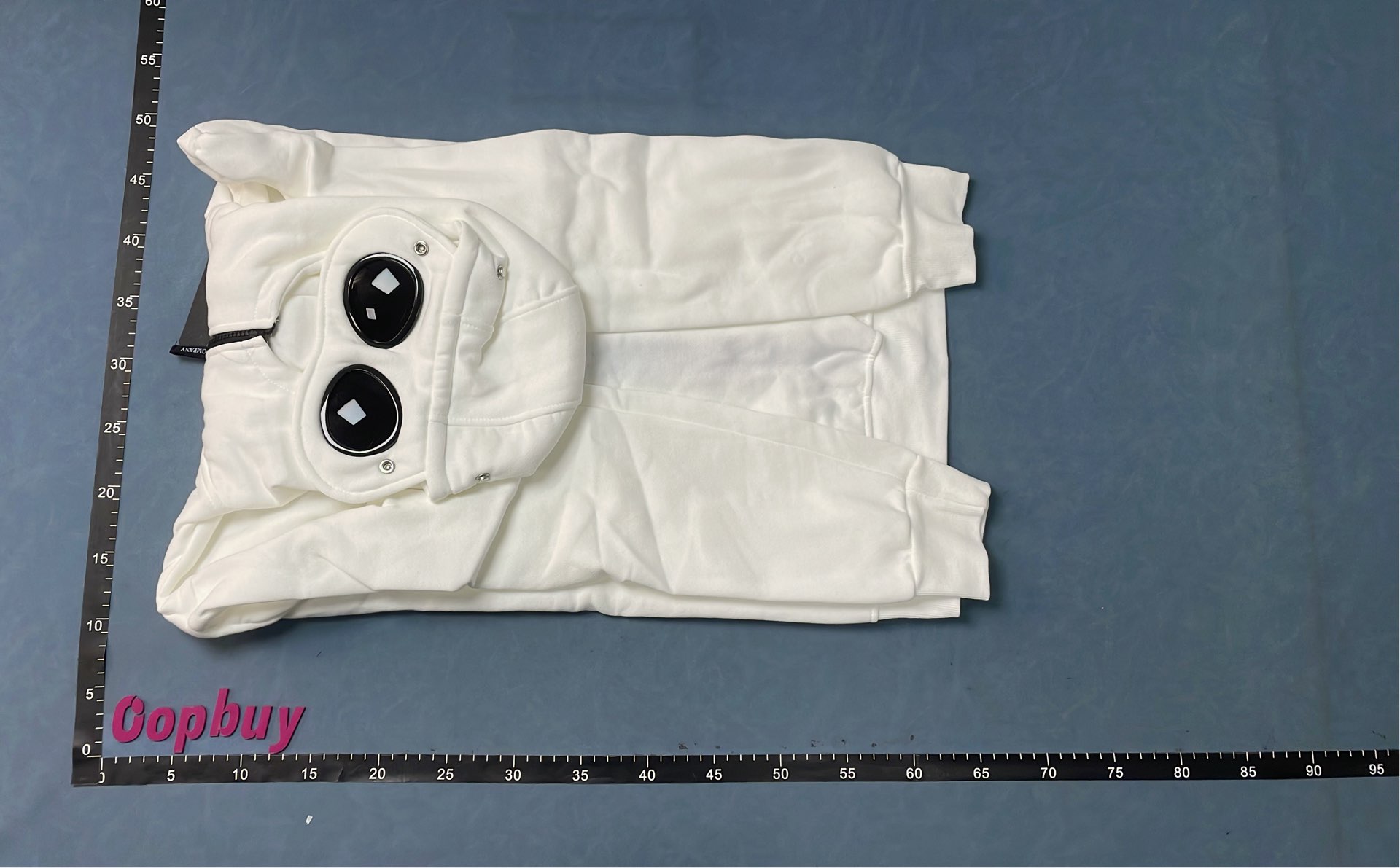 C.P. Company Grey Hoodie with Goggle Hood Design