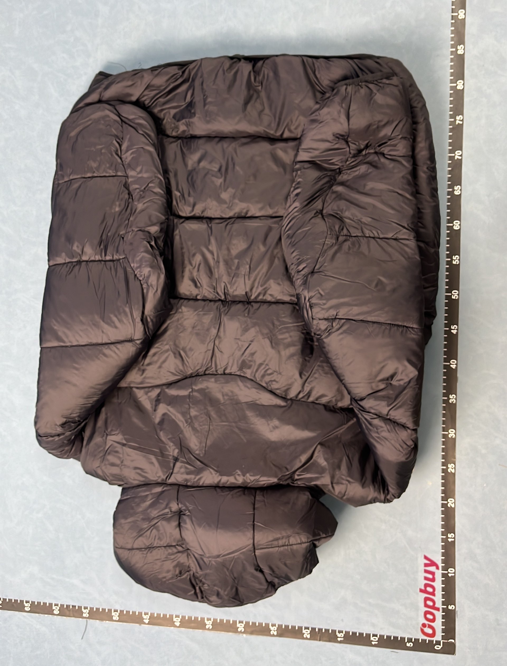Men's Black Puffer Jacket with Hood and Logo
