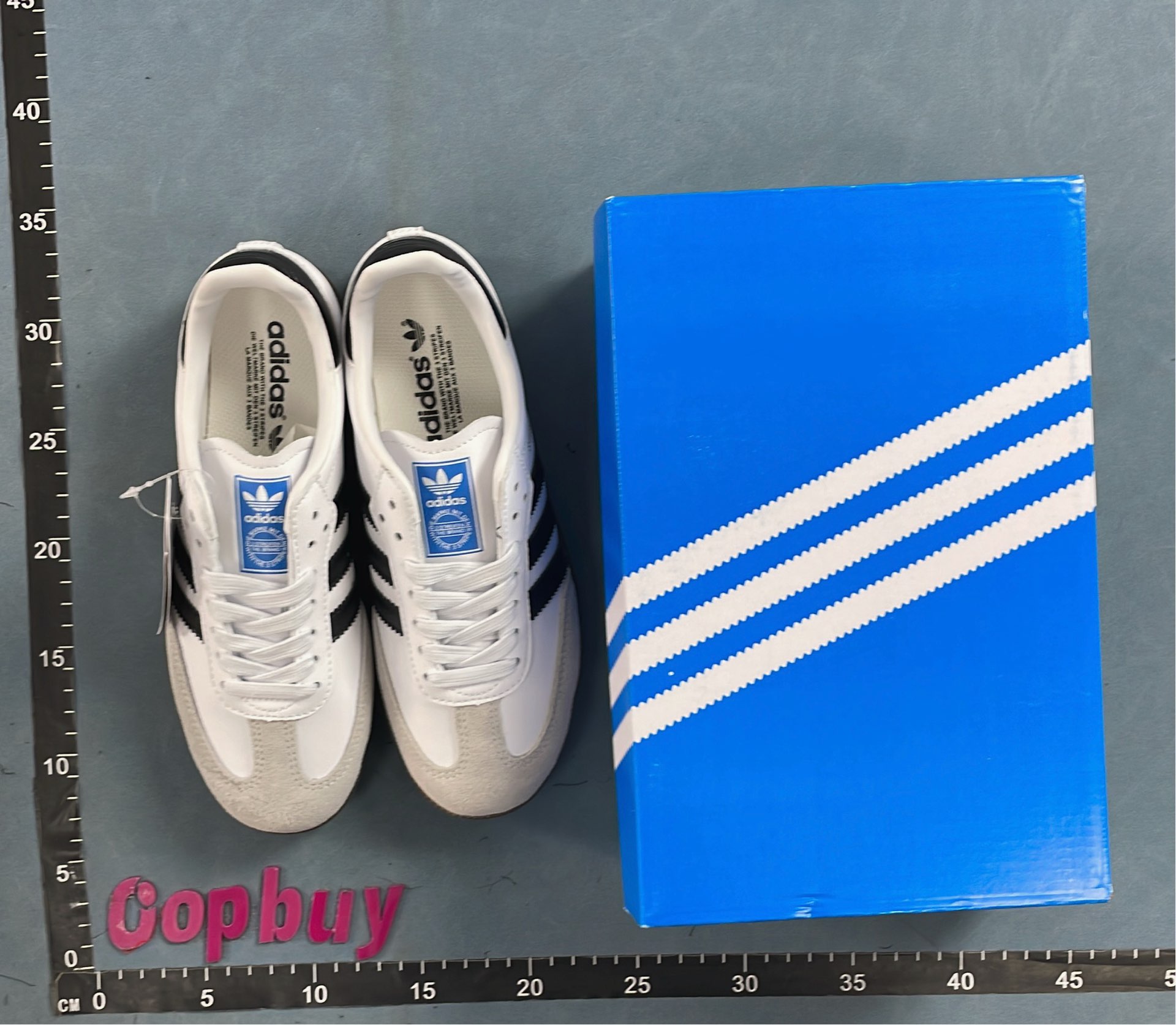 Adidas ABM A2 Classic Sneakers - White, Black, Blue