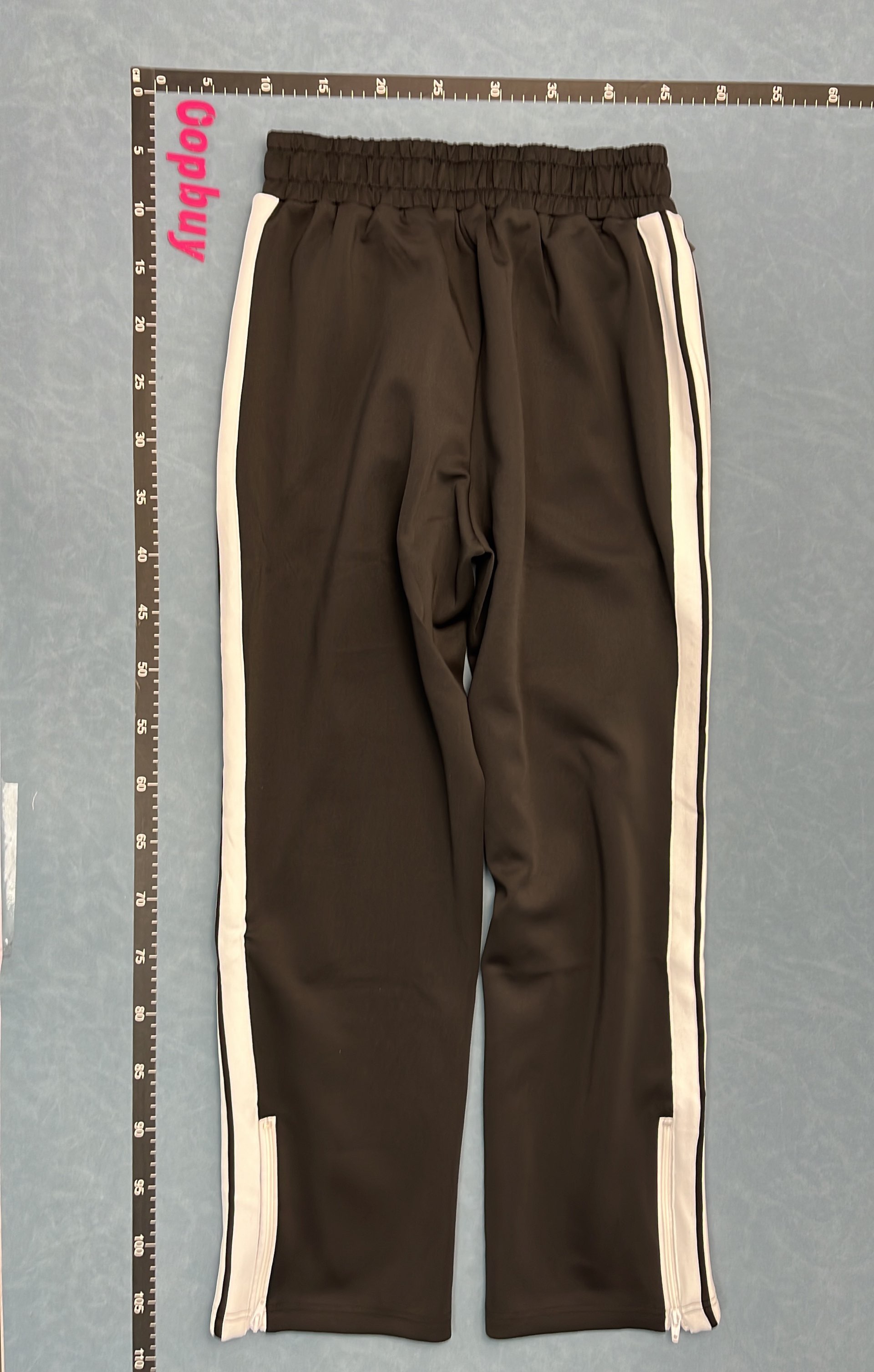 Purple Track Pants with White Side Stripes and Angels Logo