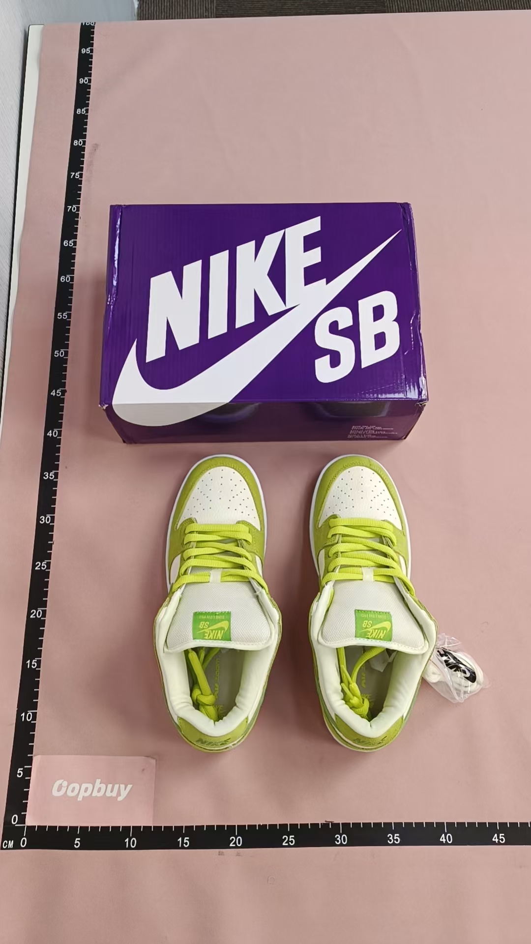 Nike Dunk Low Green Suede Sneakers