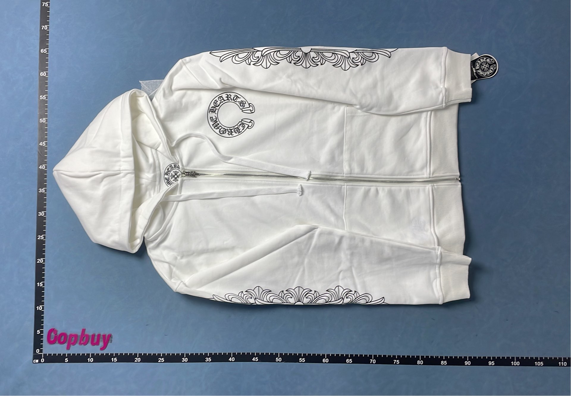 Chrome Hearts Hoodie Zip-Up Sweatshirt