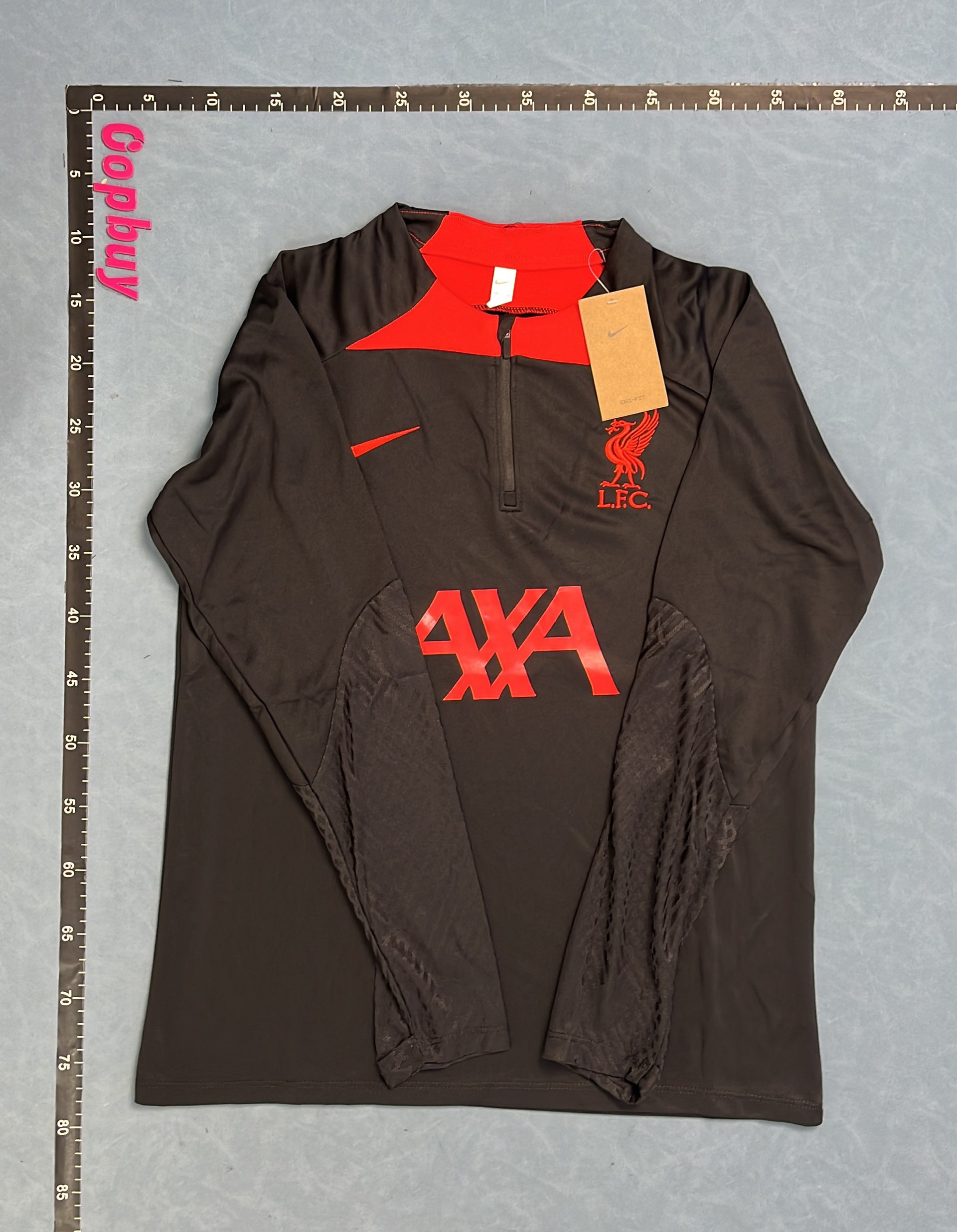 Liverpool FC Training Kit Set - Cream and Red Long Sleeve Top with Pants