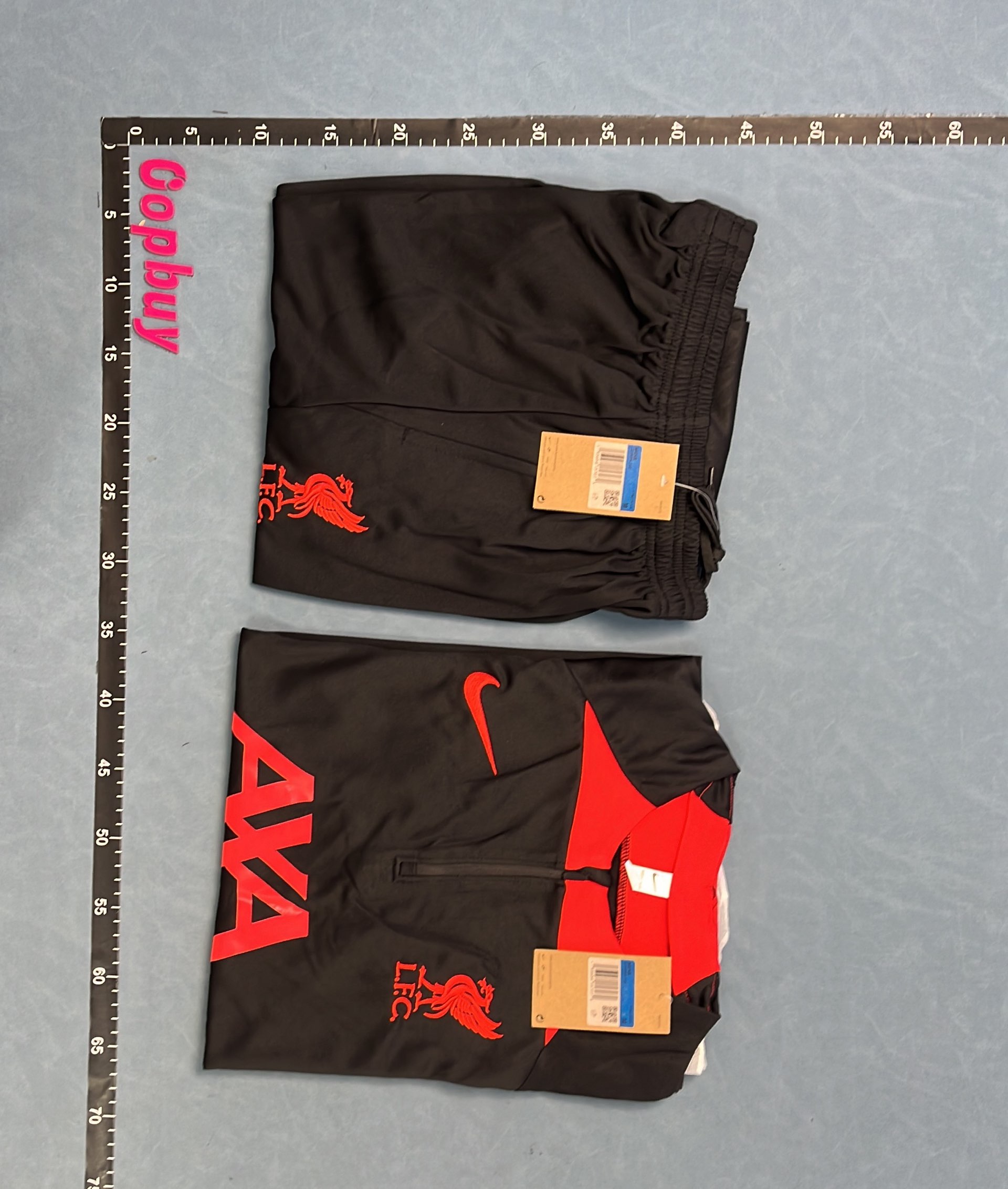 Liverpool FC Training Kit Set - Cream and Red Long Sleeve Top with Pants