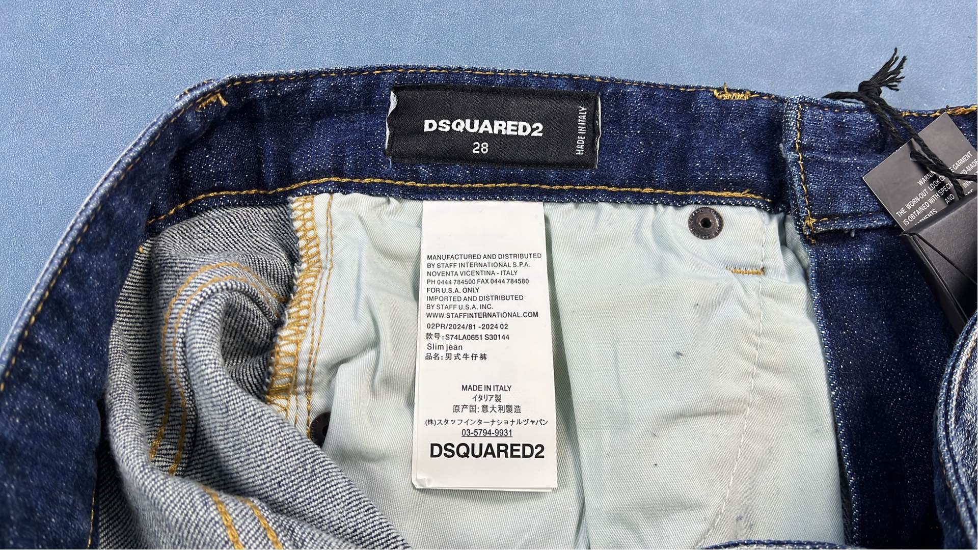 DSQUARED2 Distressed Denim Jeans for Men