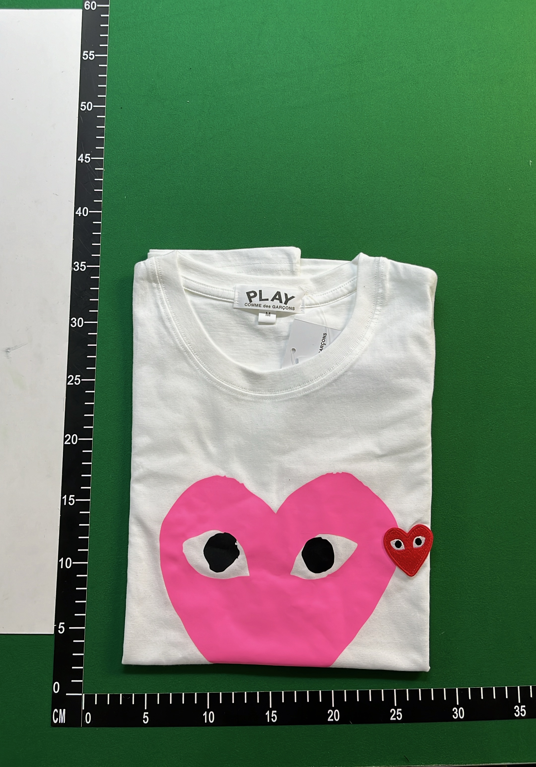 Comme des Gar&ccedil;ons Red Heart Eye T-Shirt