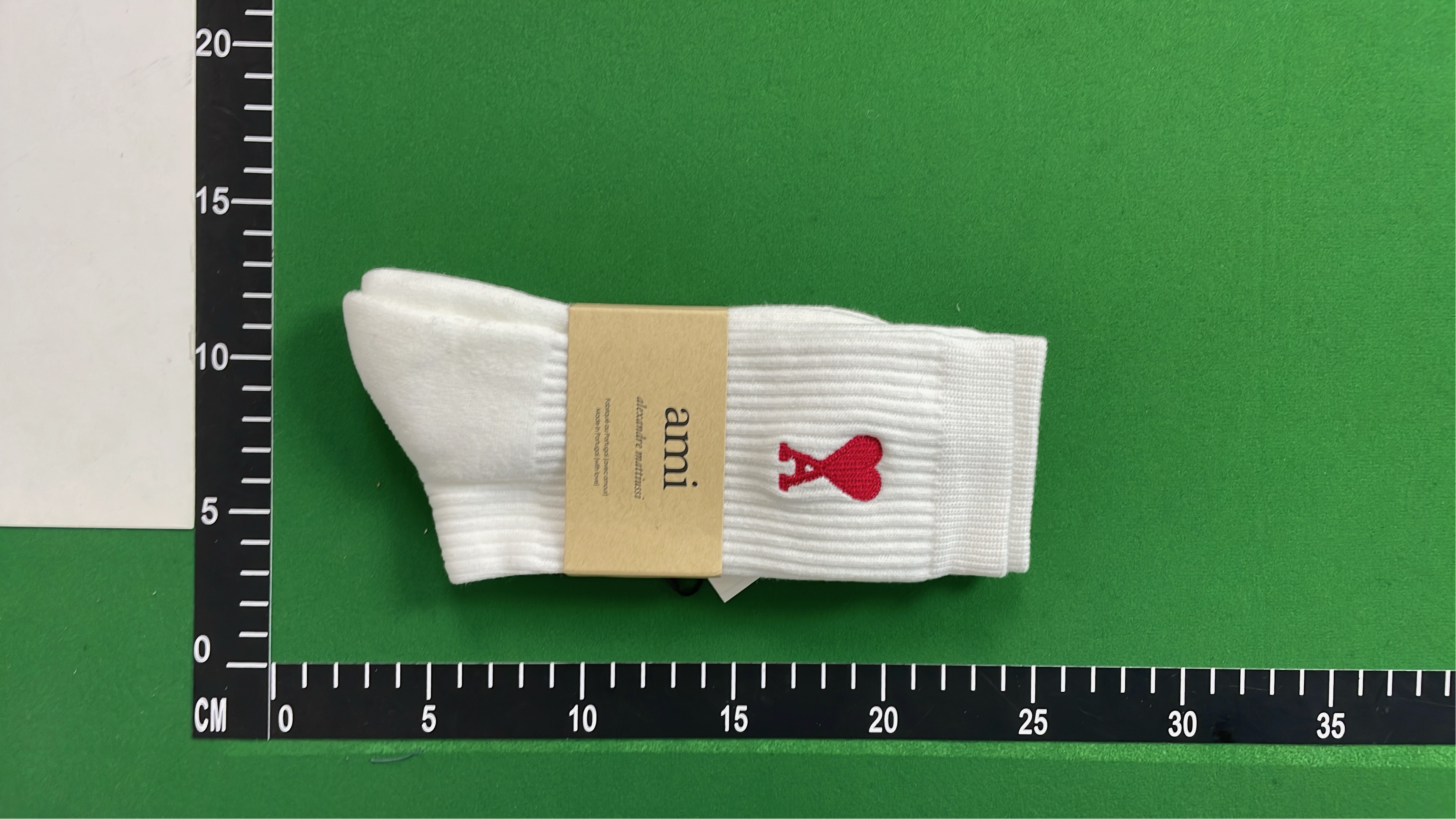 ami alexandre mattiussi Ribbed Socks with Heart Logo