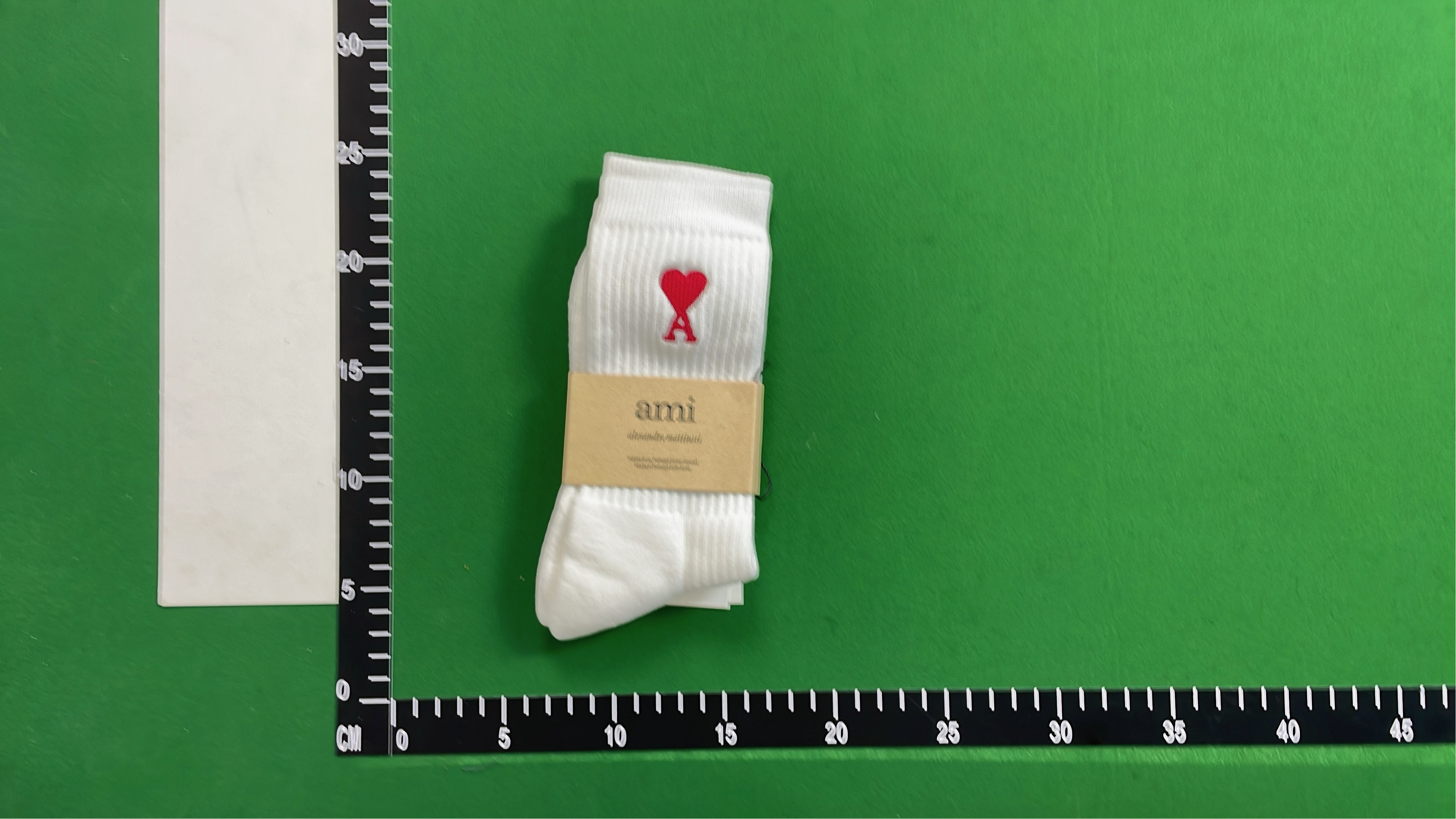ami alexandre mattiussi Ribbed Socks with Heart Logo