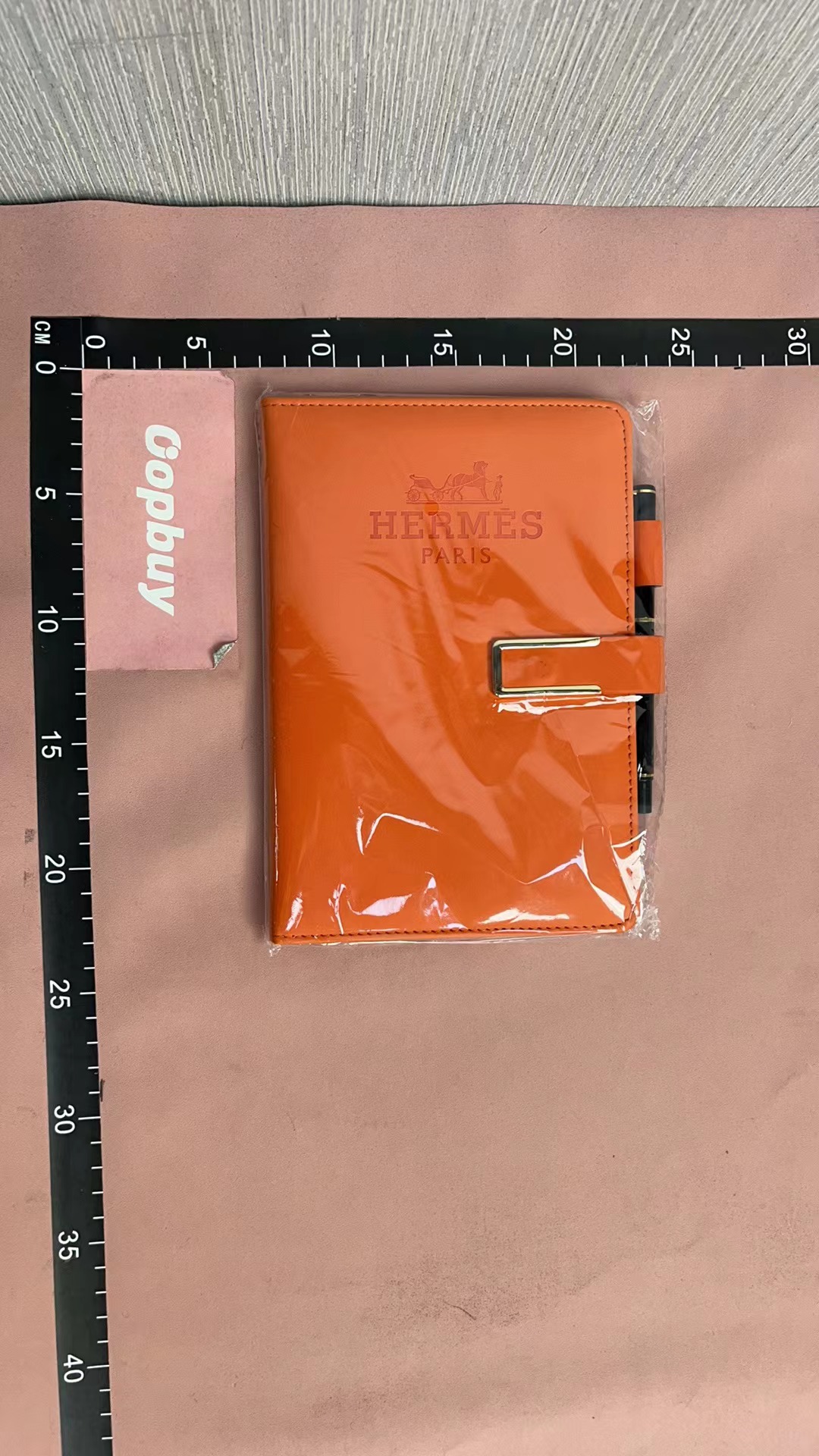 Orange Leather Notebook - Premium Writing Journal