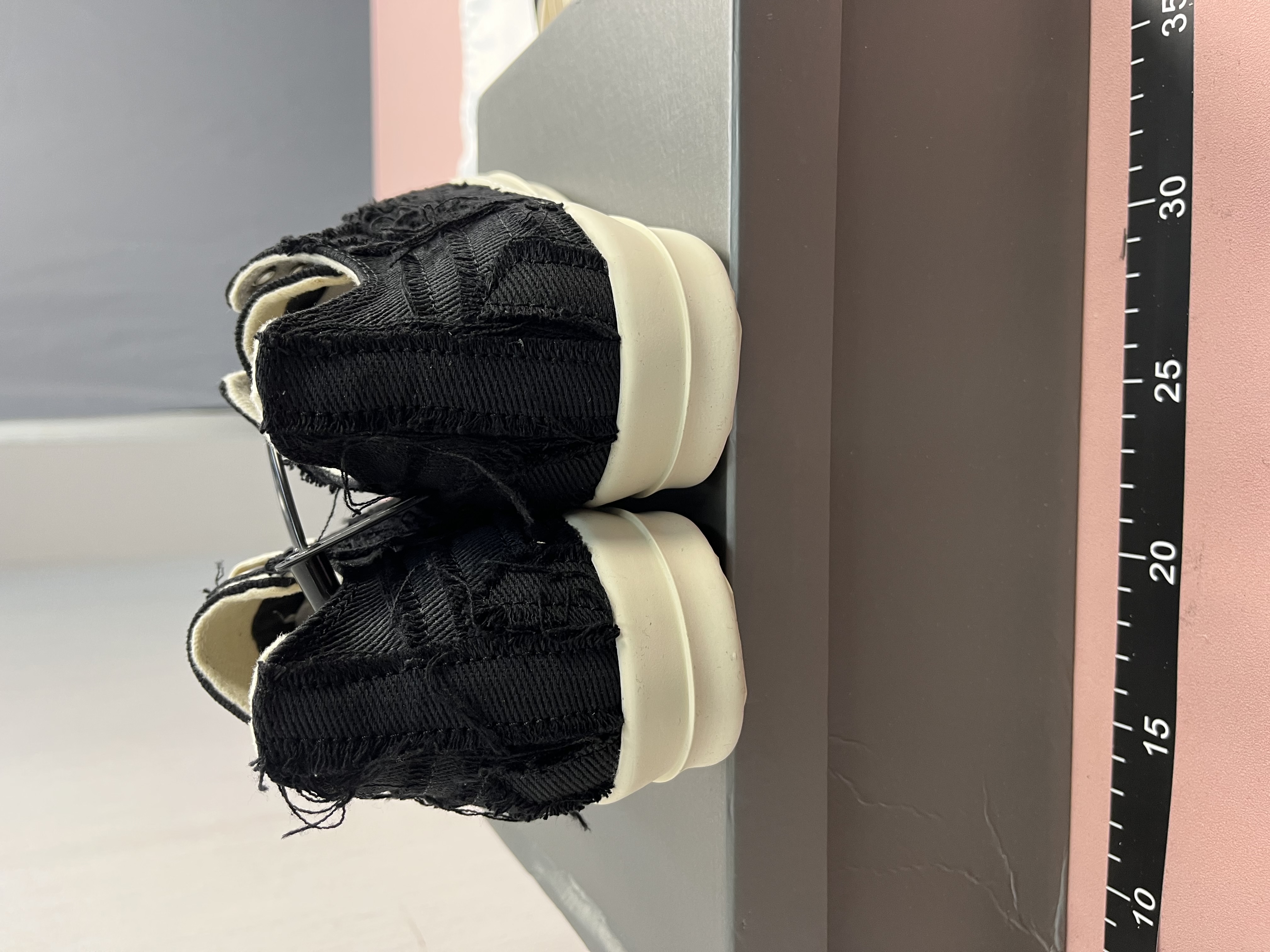 Distressed Black Canvas Low Top Sneakers for Men and Women