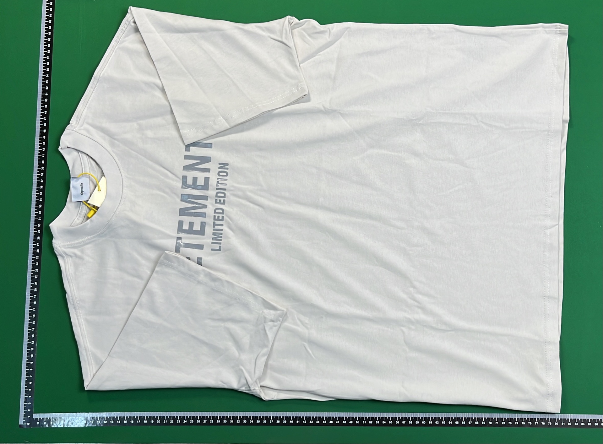 White T-Shirt with Subtle Design