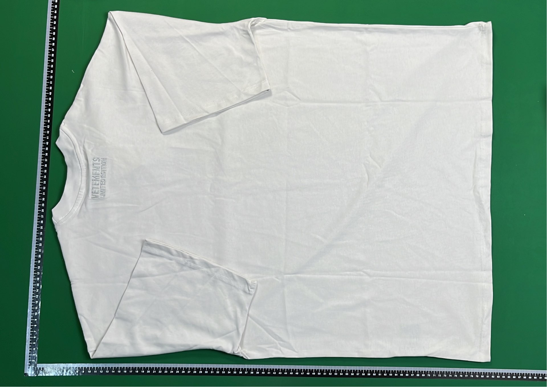 White T-Shirt with Subtle Design