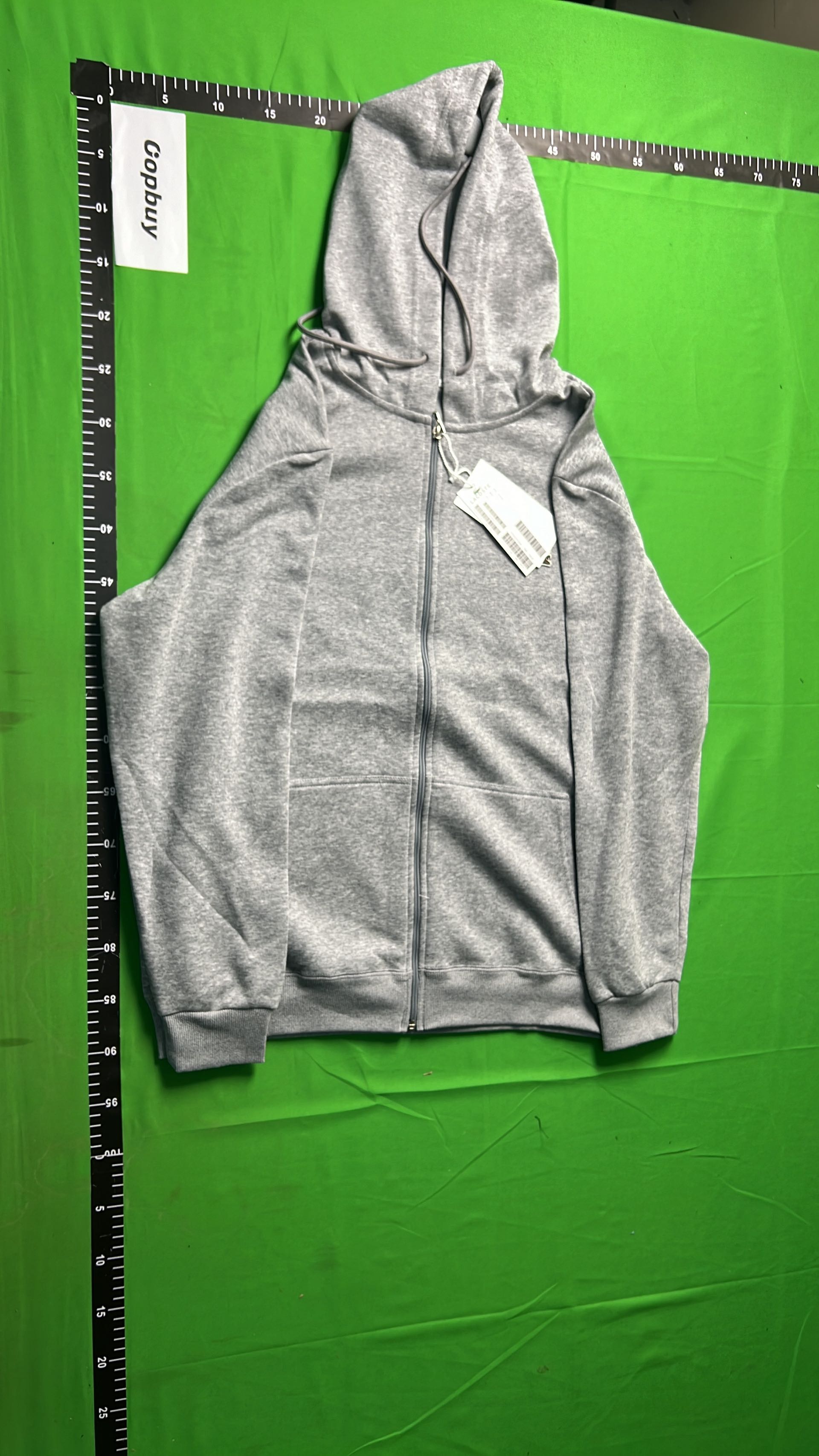 Lacoste Men's Zip-Up Hoodie in Grey and Black