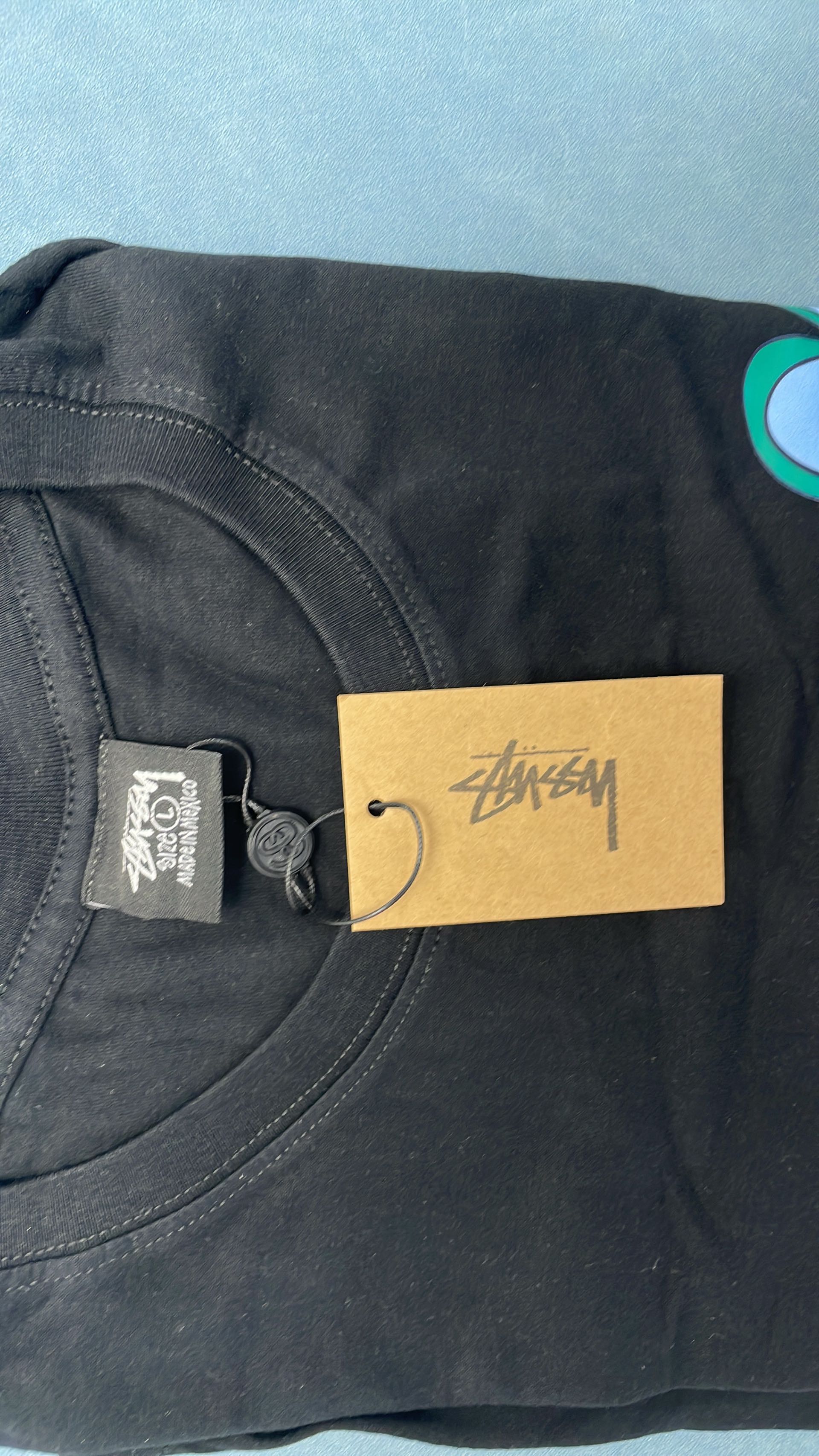 Stussy x Cartoon Character Black T-Shirt