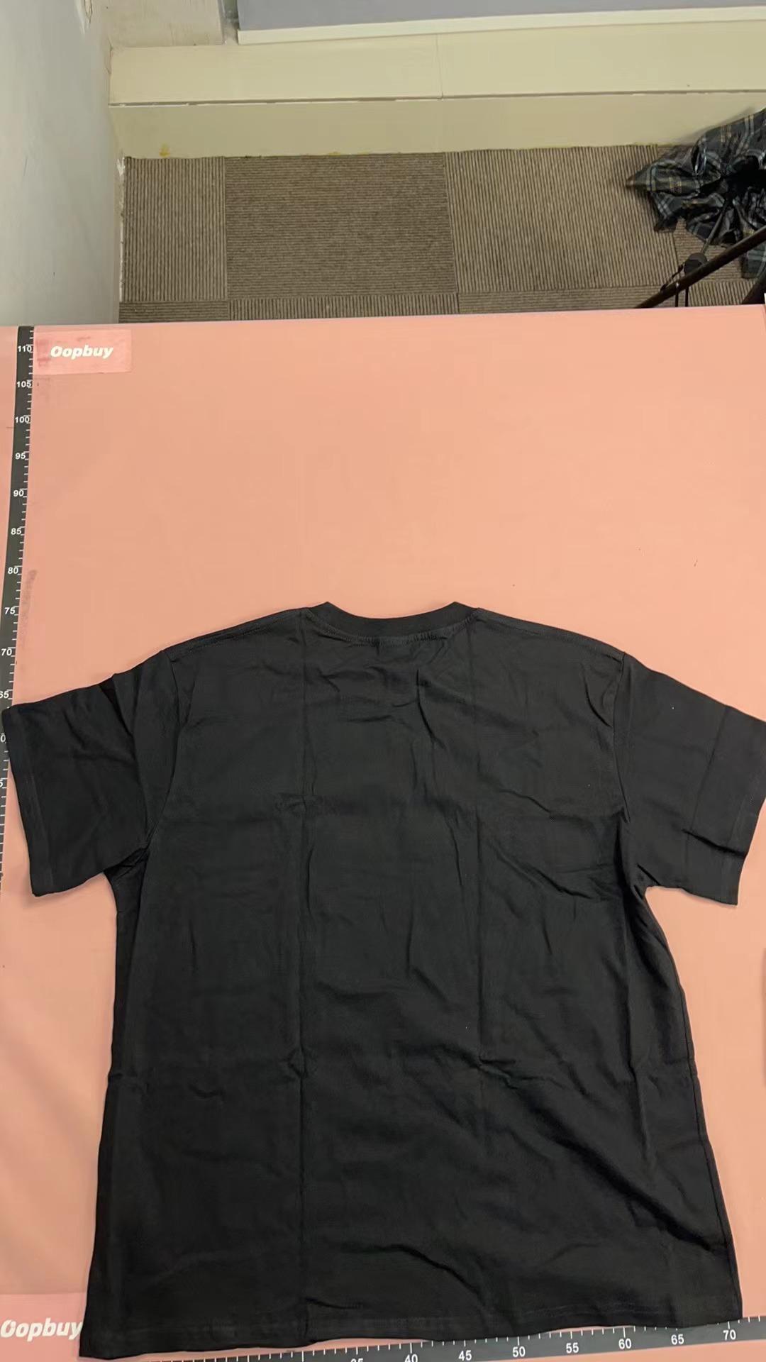 Abstract Brushstroke Black T-Shirt