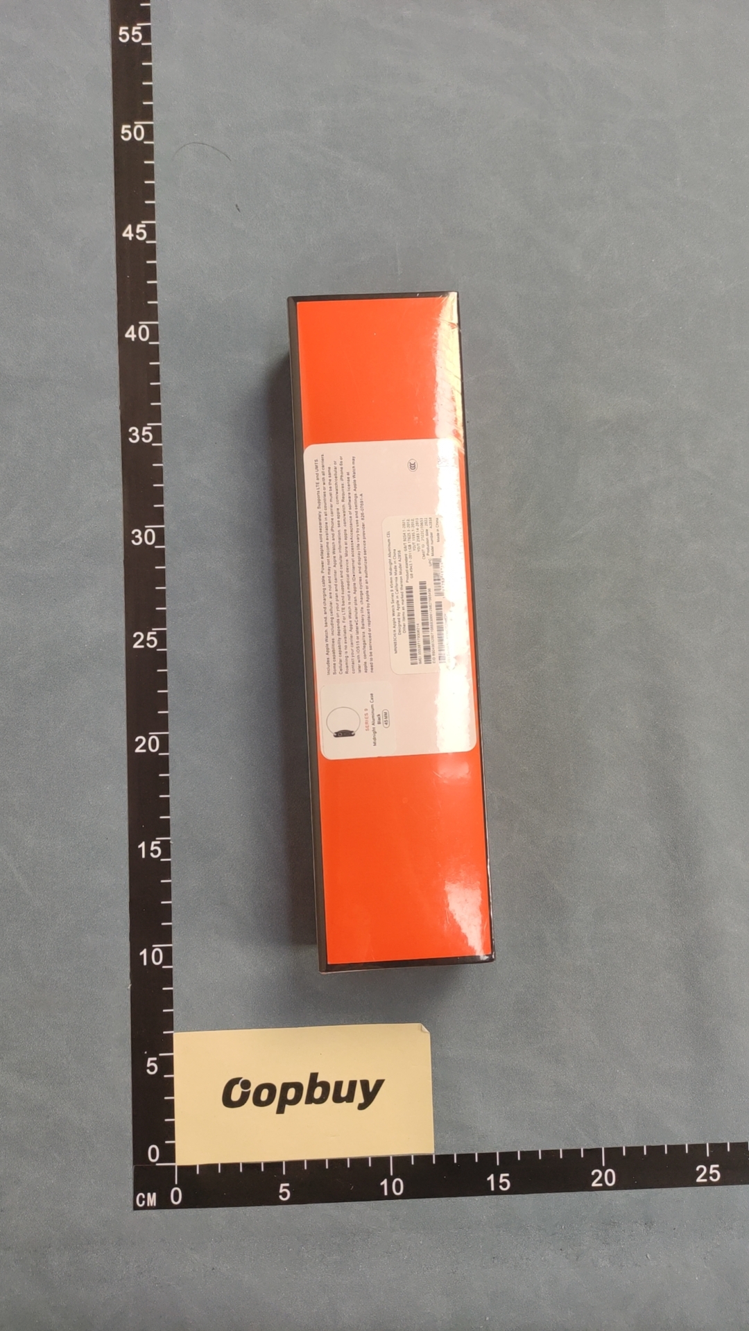Apple Watch Herm&egrave;s Orange Leather Band Smartwatch