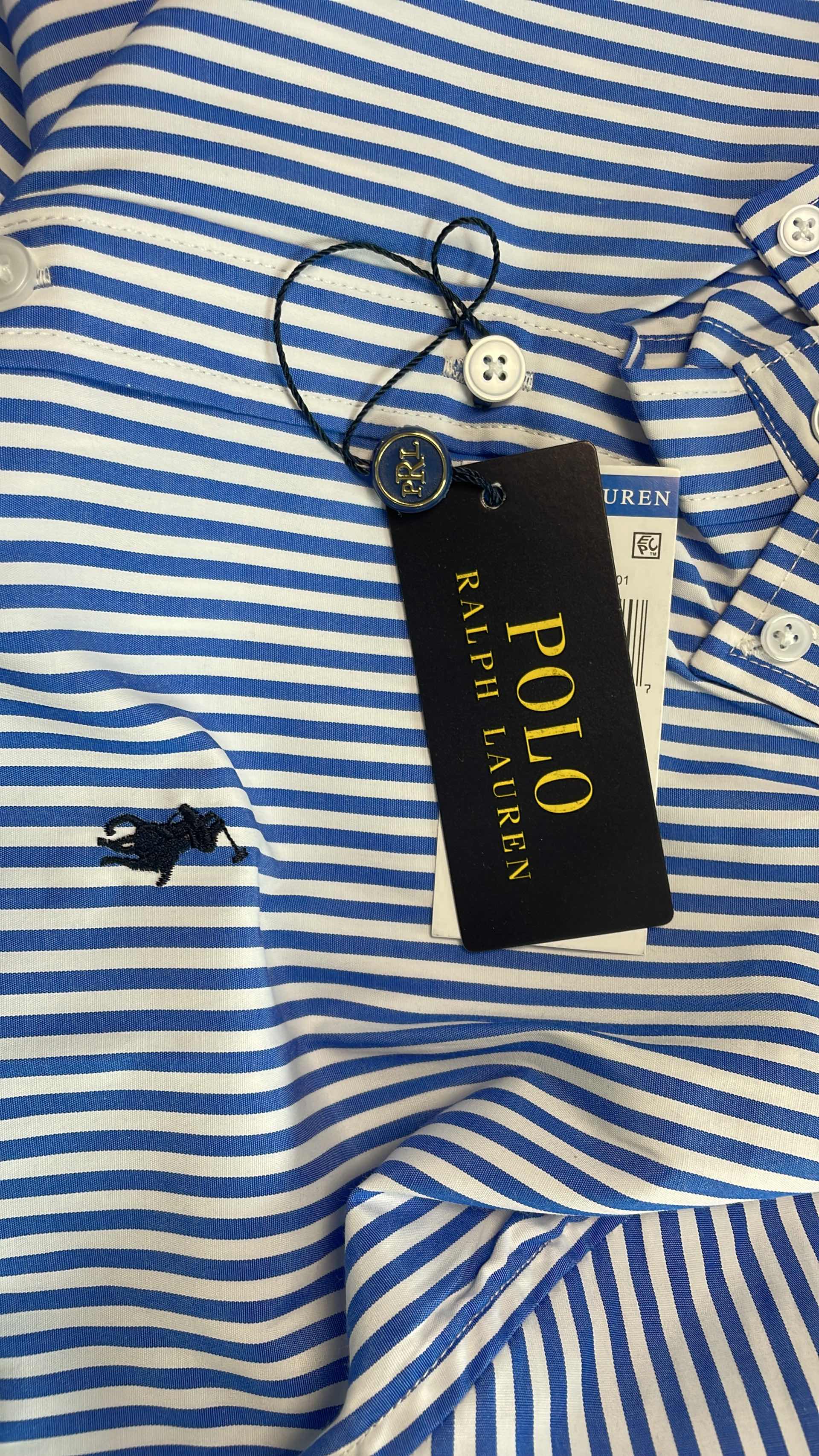 Ralph Lauren Custom Slim Fit Striped Button-Down Shirt