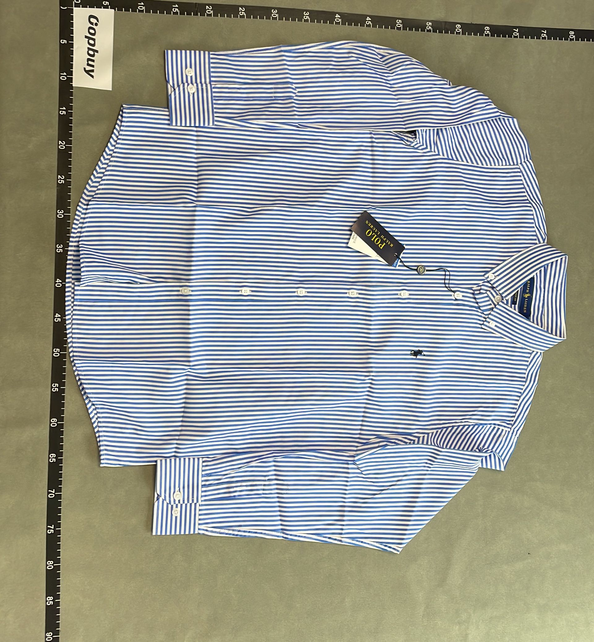 Ralph Lauren Custom Slim Fit Striped Button-Down Shirt