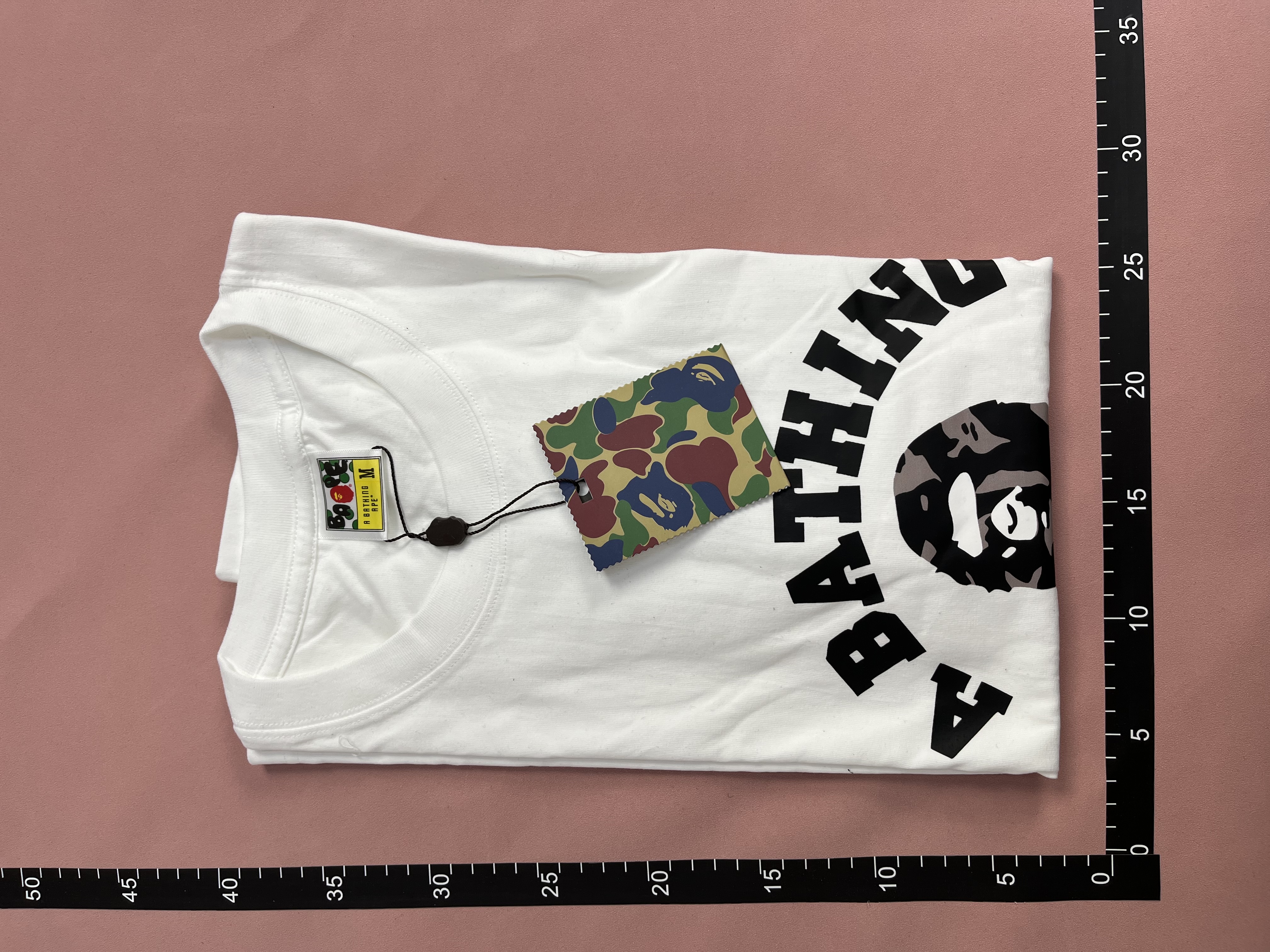 A Bathing Ape Camo Logo T-Shirt