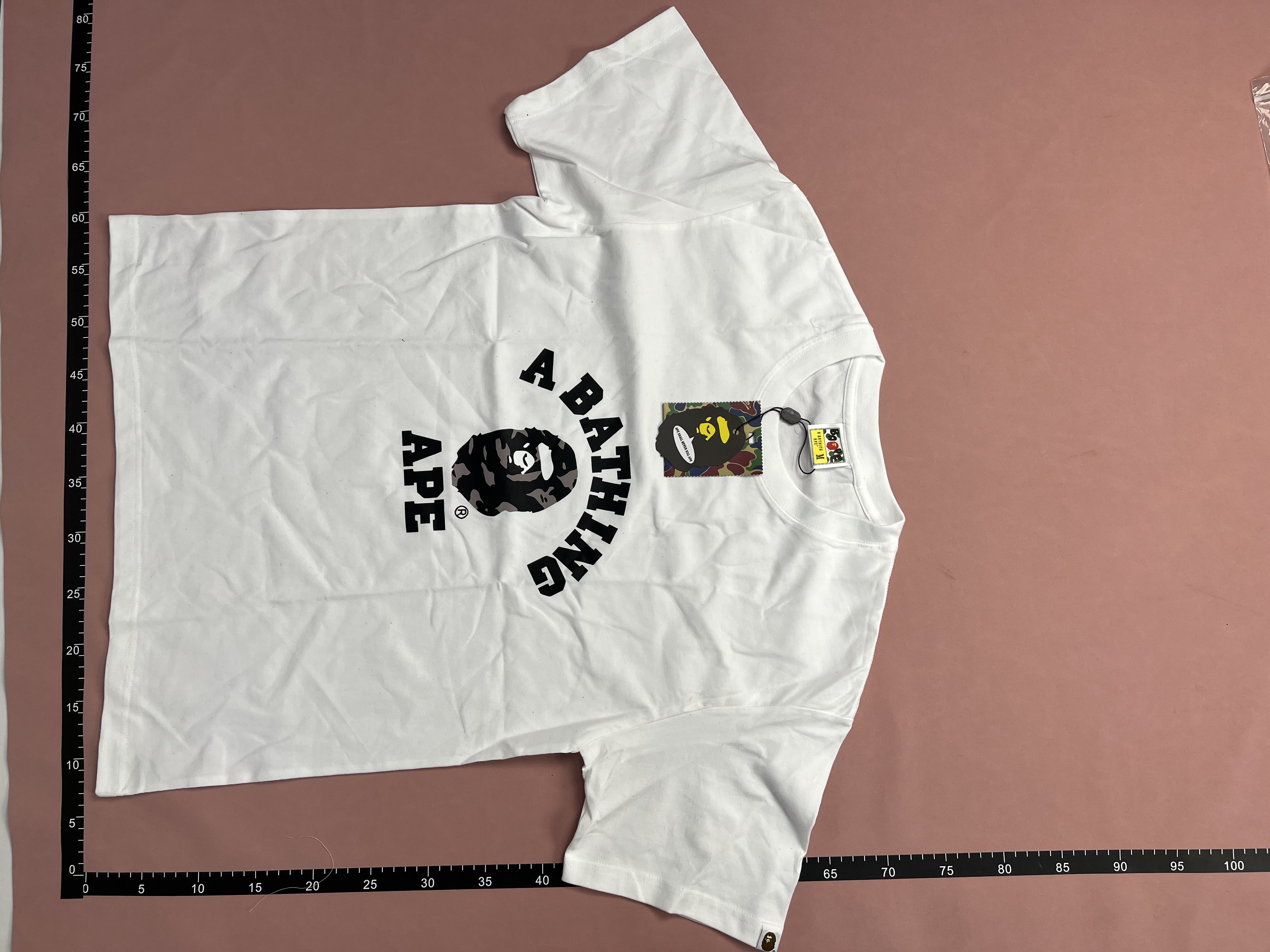 A Bathing Ape Camo Logo T-Shirt