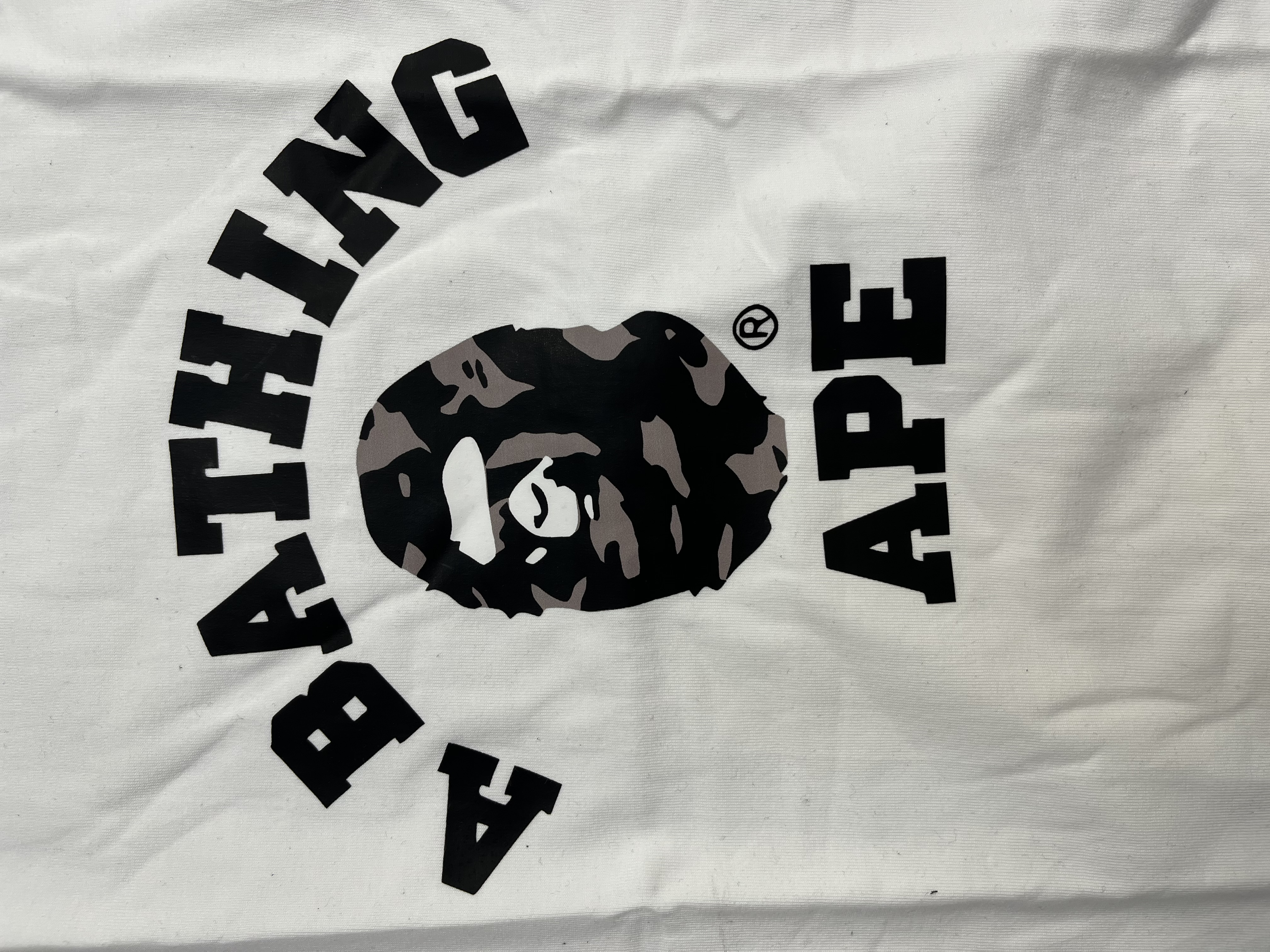 A Bathing Ape Camo Logo T-Shirt