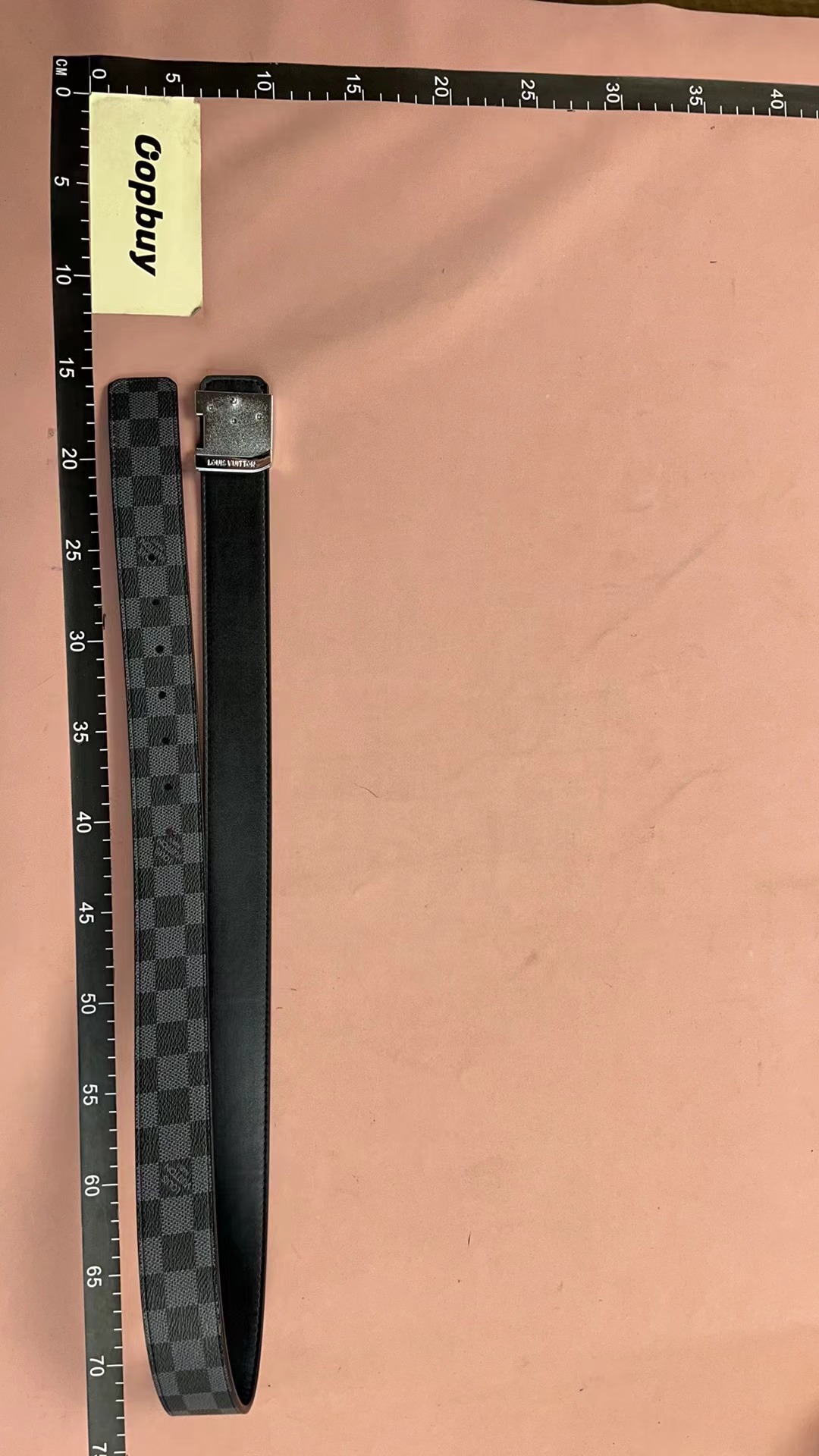 Louis Vuitton LV Monogram Belt with Signature Buckle