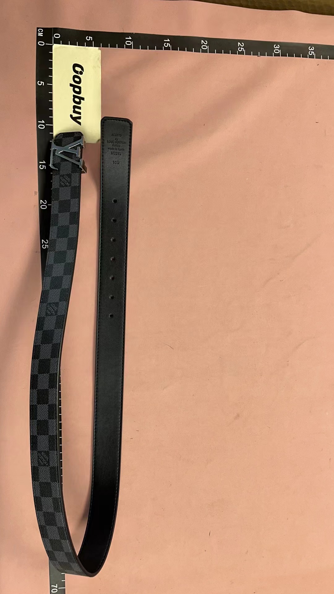 Louis Vuitton LV Monogram Belt with Signature Buckle