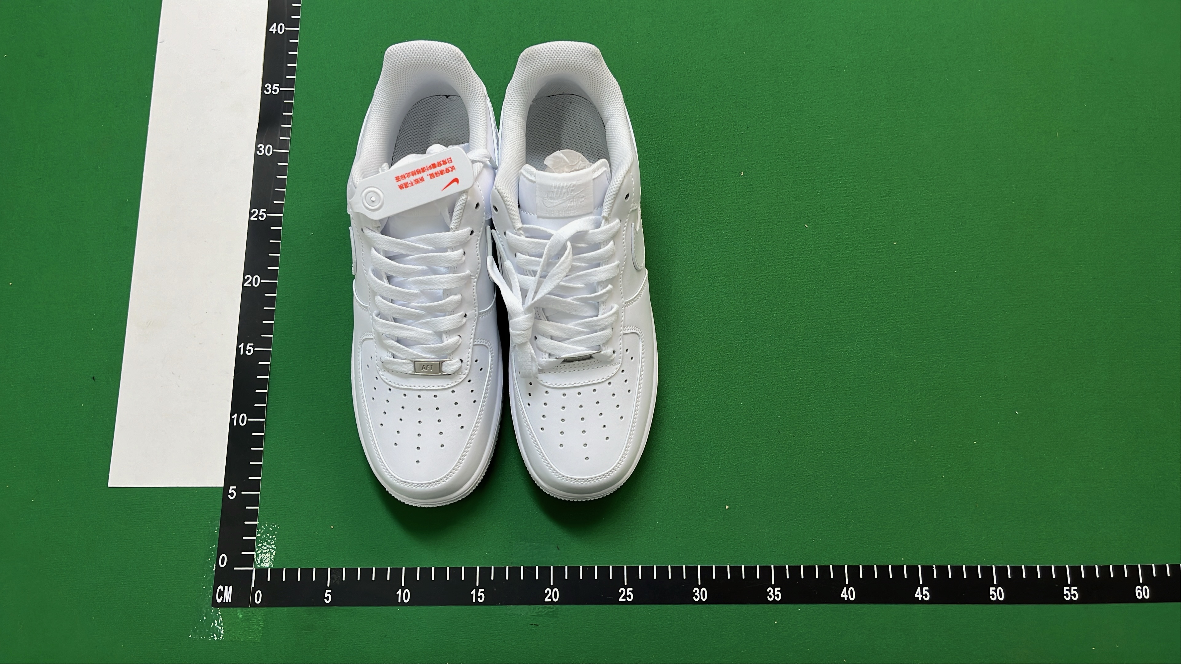 Nike Air Force 1 x Supreme White Red Swoosh Sneakers