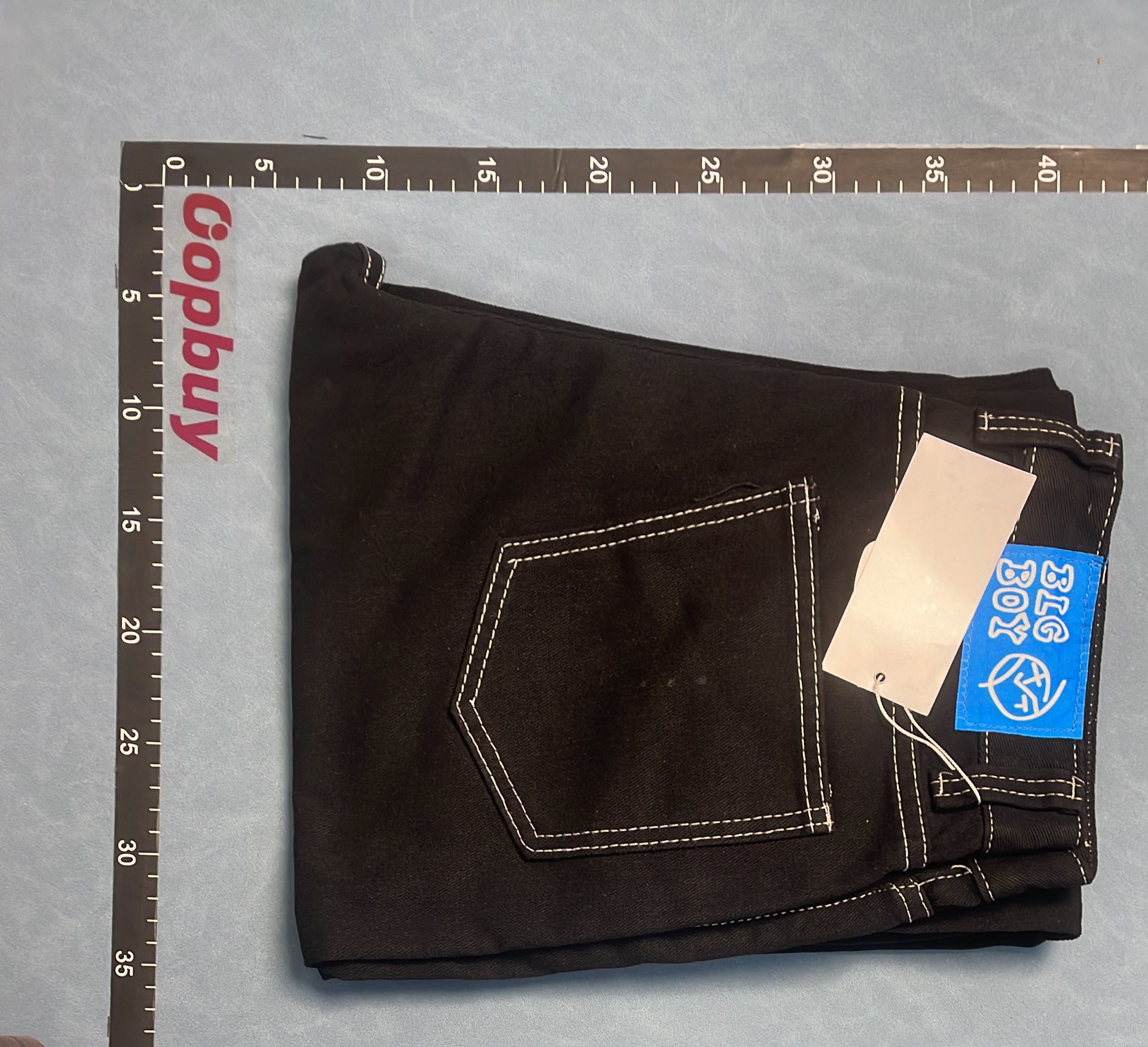 Doraemon Embroidered Denim Pants for Men