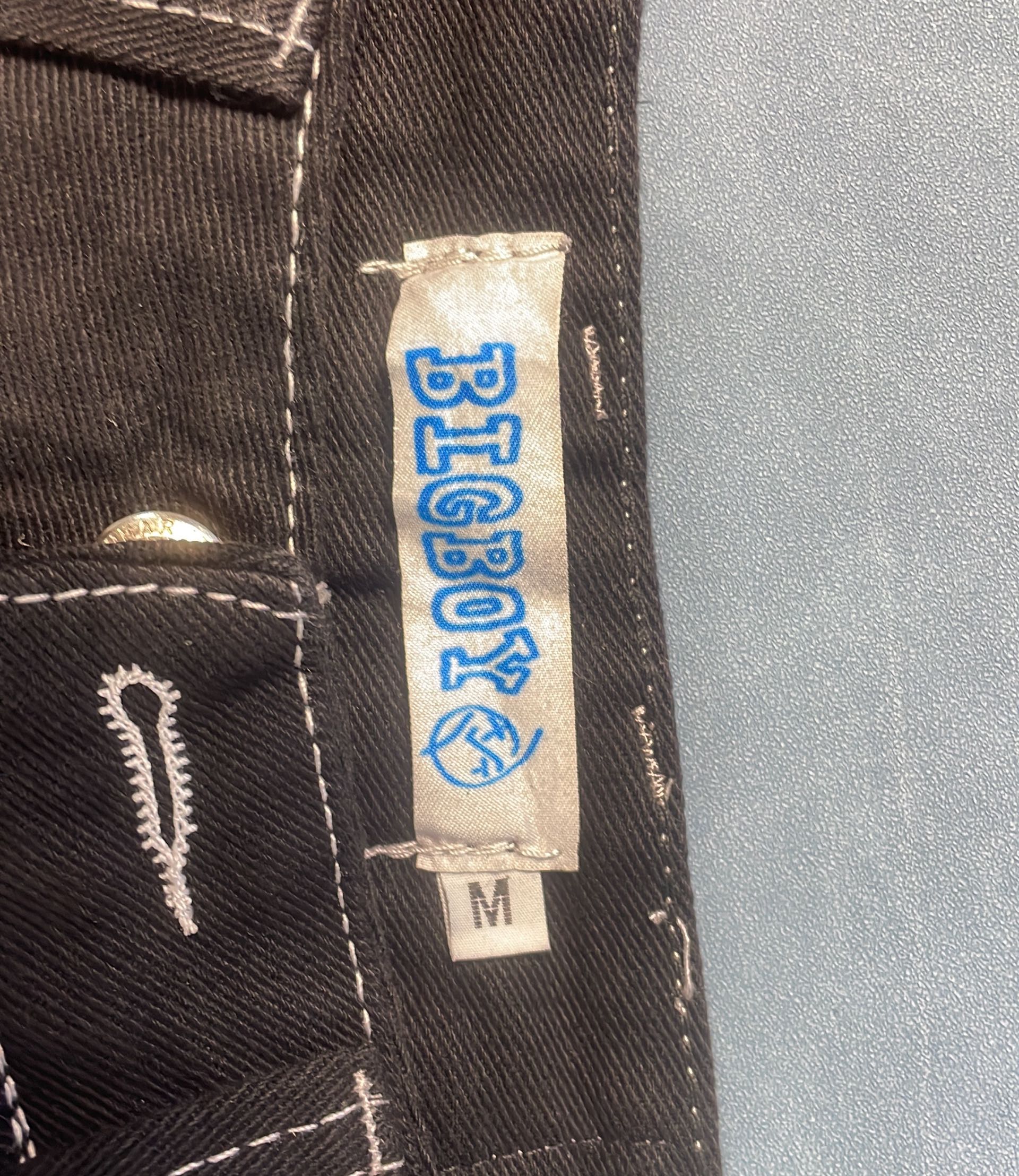 Doraemon Embroidered Denim Pants for Men
