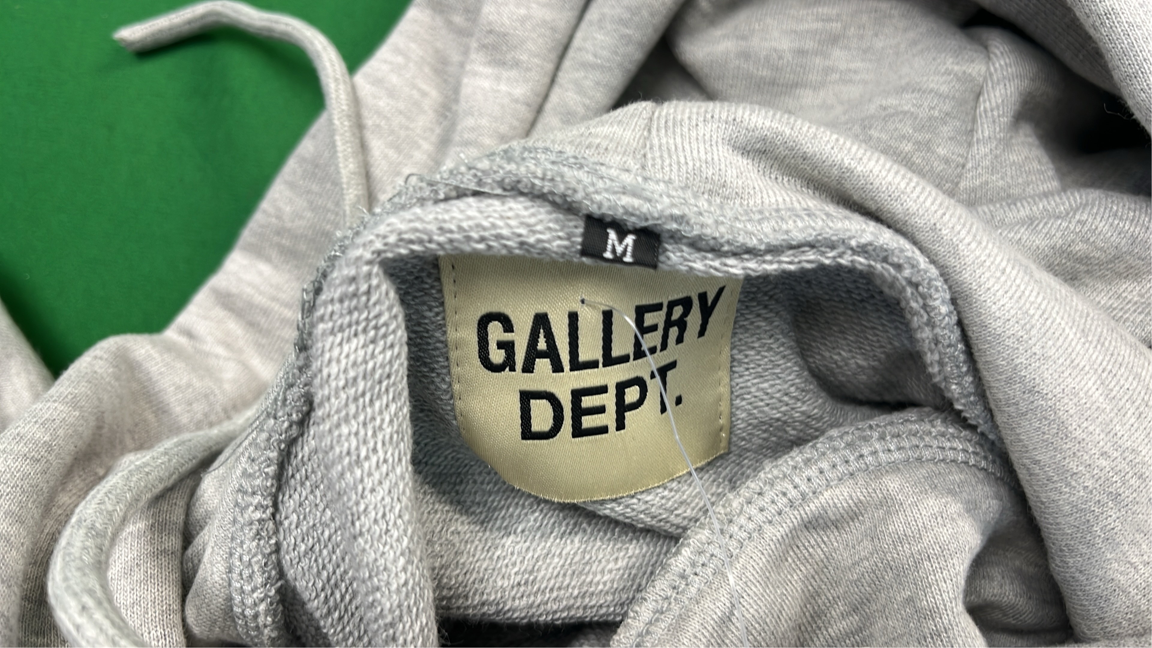 Gallery Dept. Gray Hoodie with Logo Print