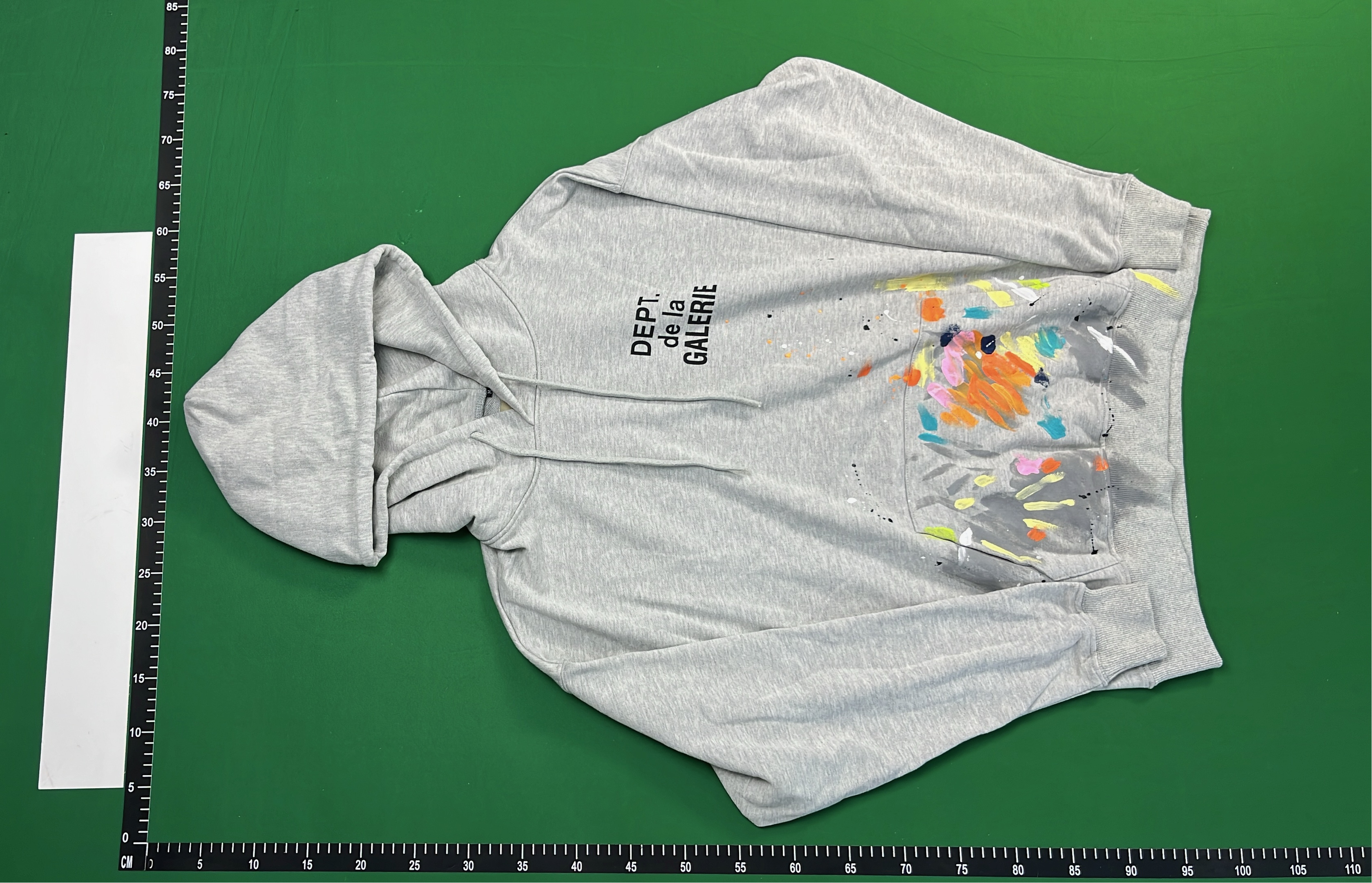 Gallery Dept. Gray Hoodie with Logo Print